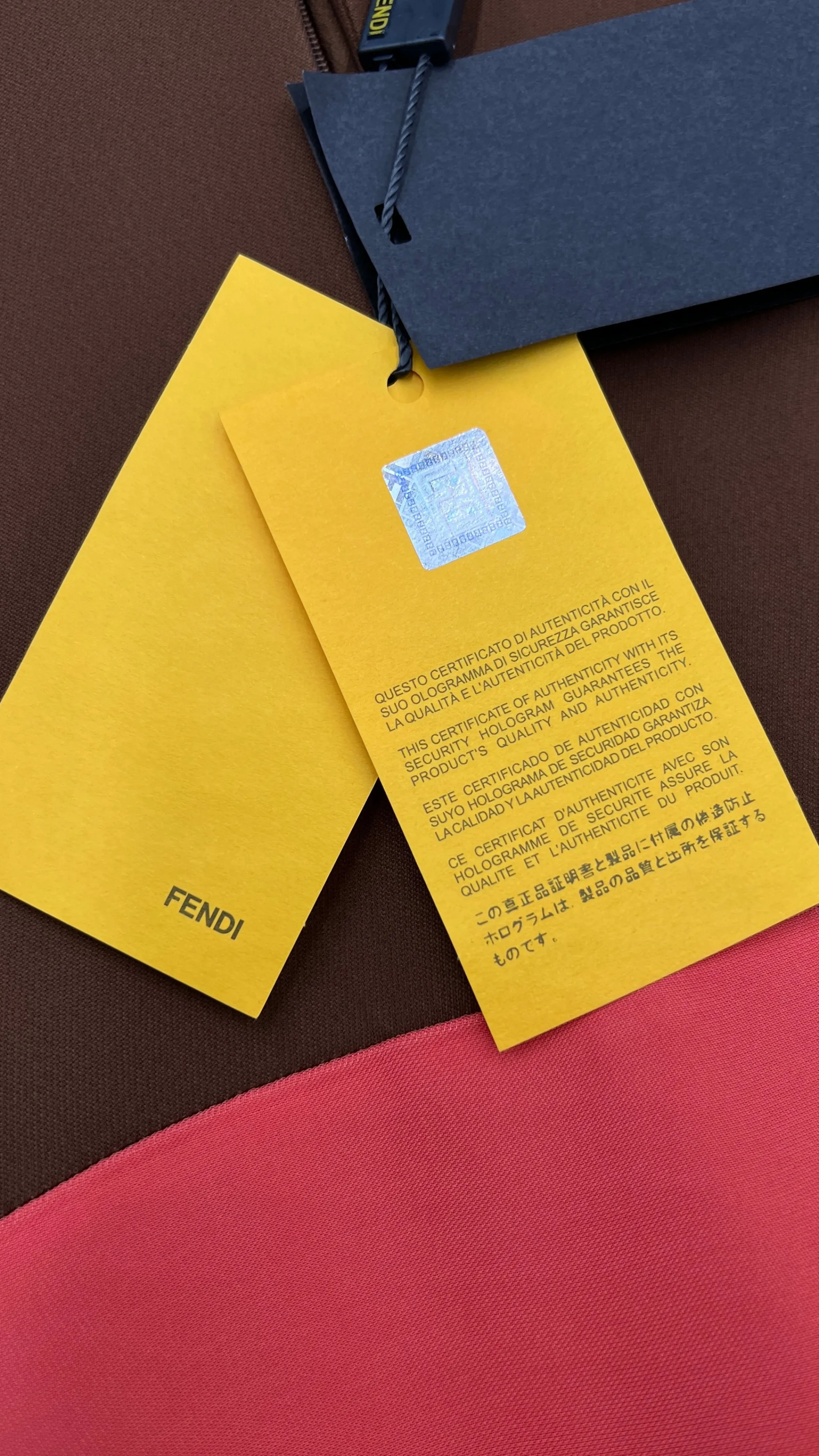 Donna FENDI Abiti Corti | Fantasie>Abito color block con cartellino