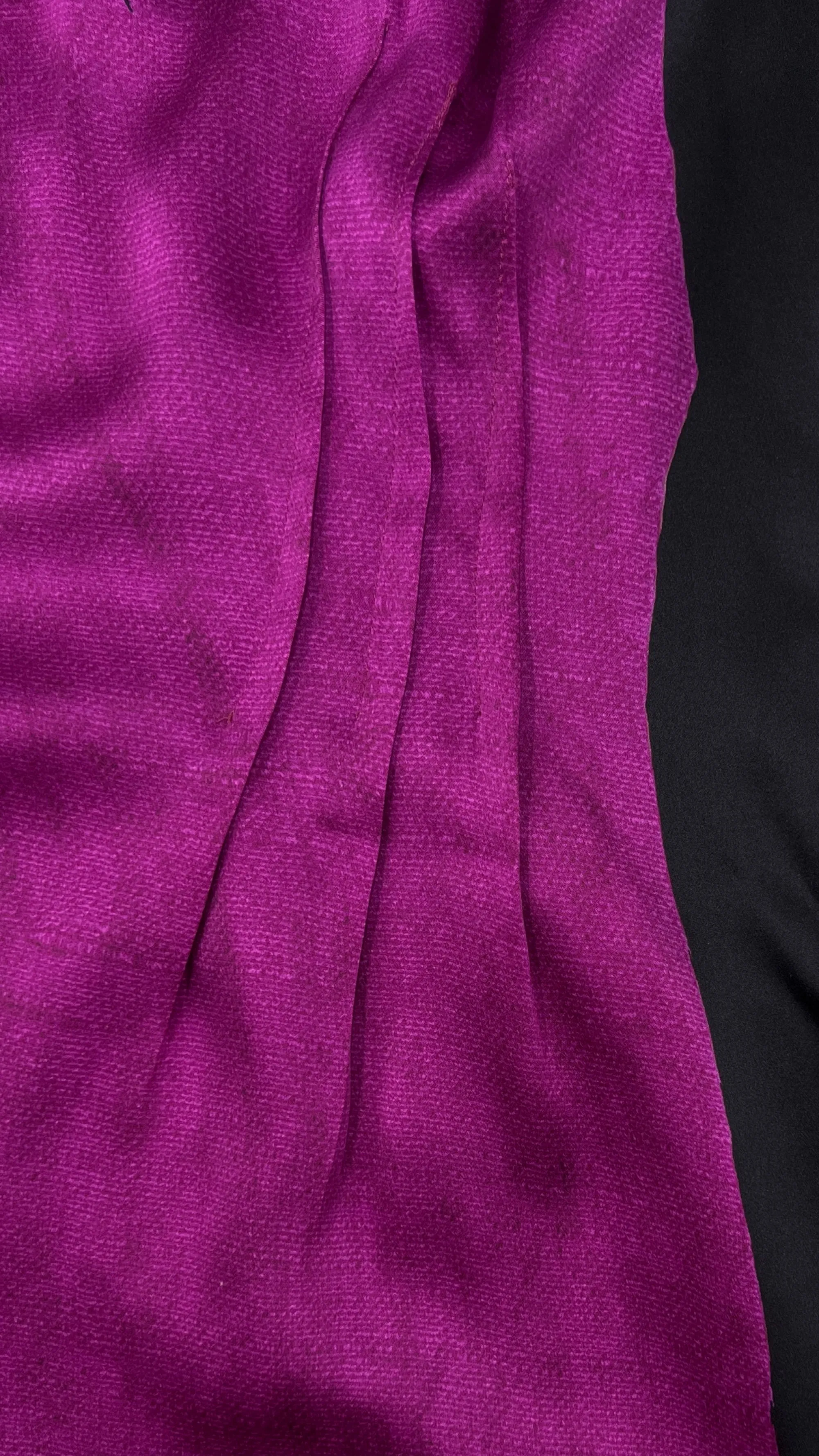 Donna Narciso Rodriguez Abiti Midi | Rosso/rosa/viola>Abito seta bicolor con pinces