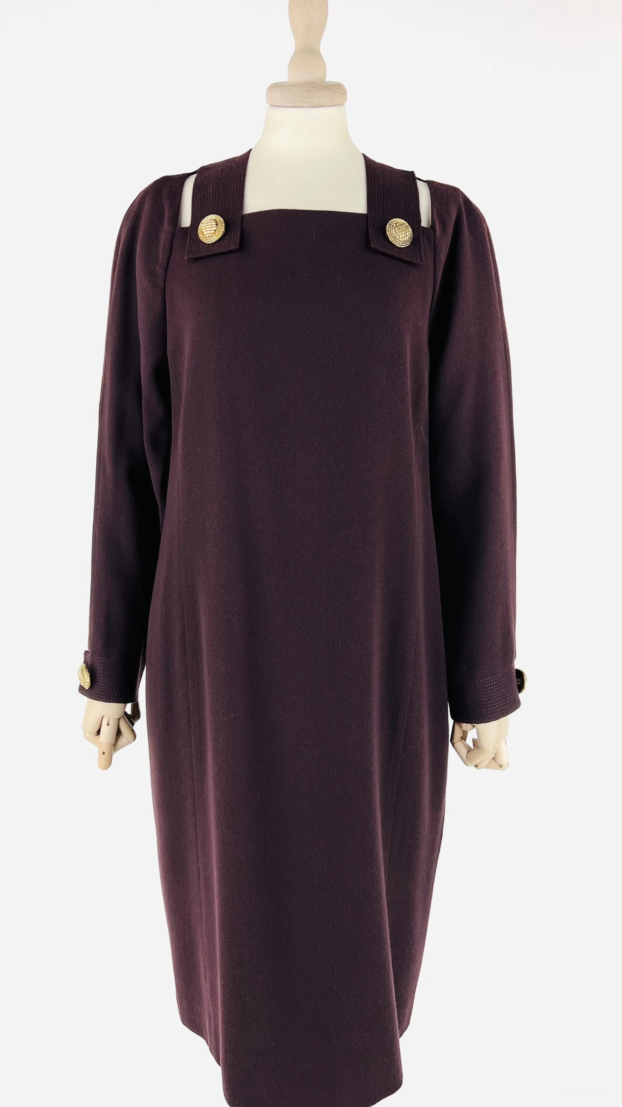 Donna Unsigned Abiti Midi | Rosso/rosa/viola>Abito vintage bottoni gioiello