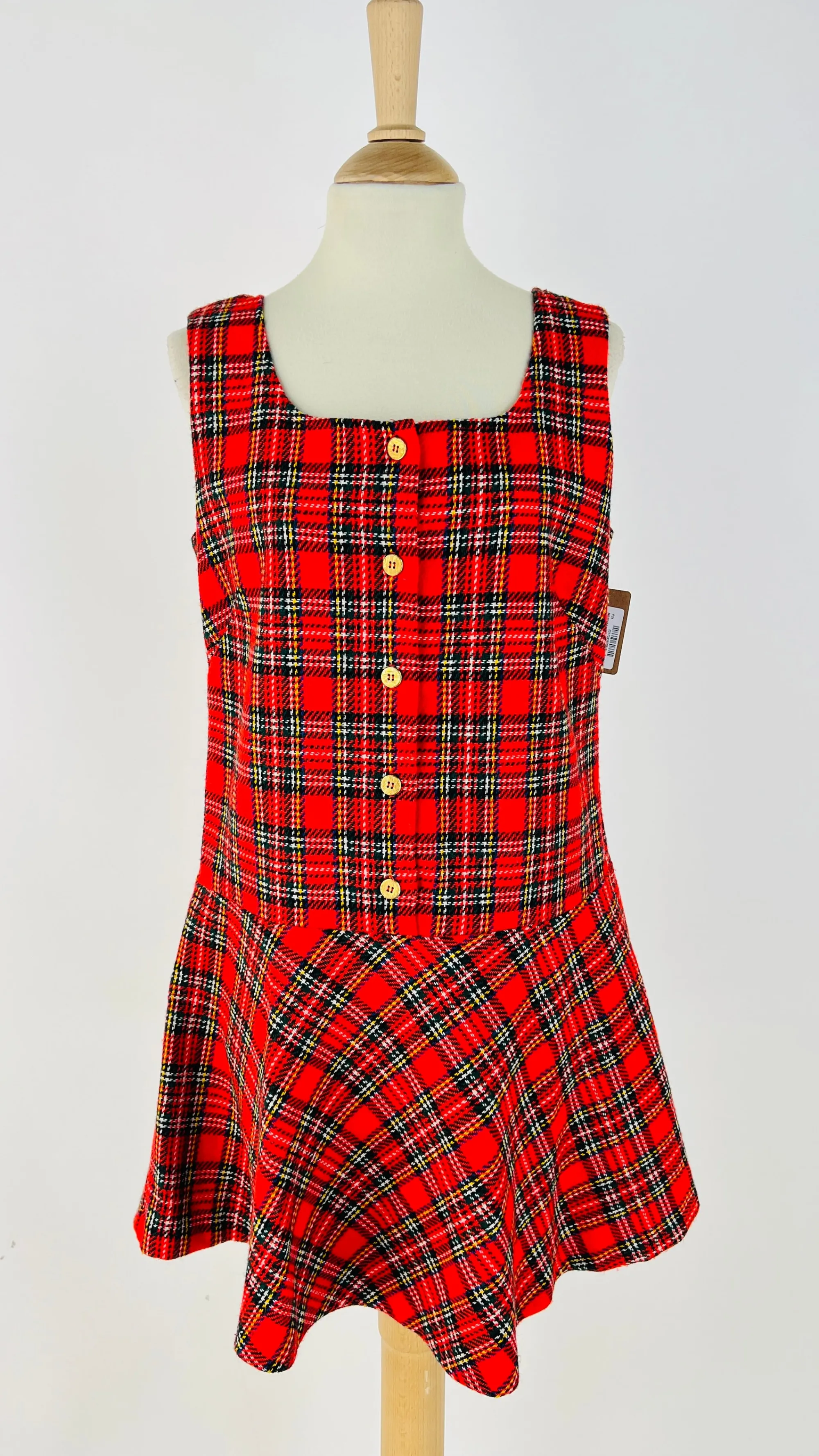 Donna Glenbrooke Abiti Corti | Fantasie>Abito vintage corto tartan