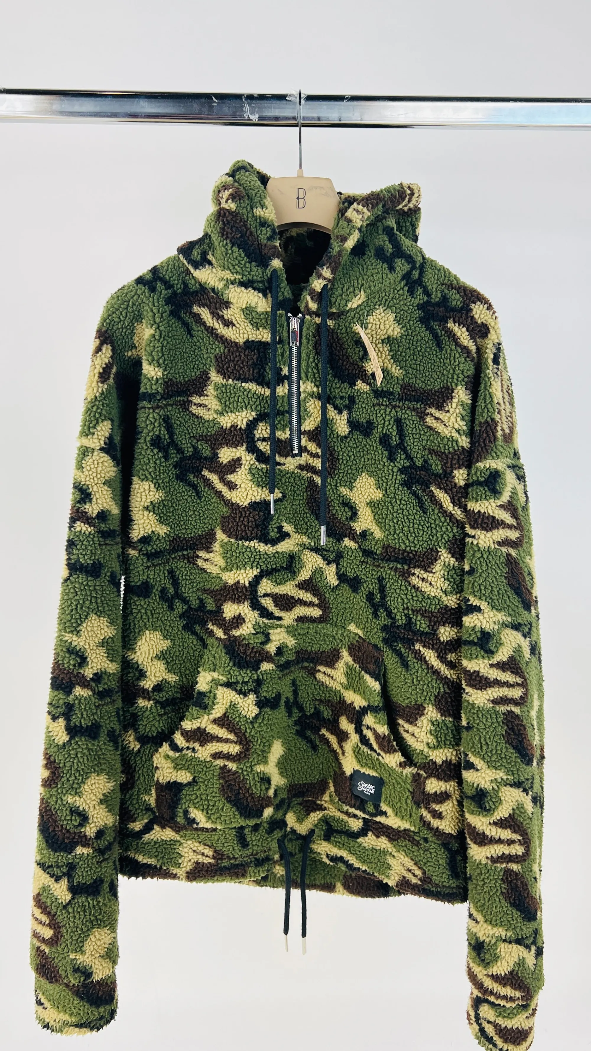 Uomo Sixth june Cappotti E Giacche | Collezione Uomo>Anorak con cappuccio camouflage