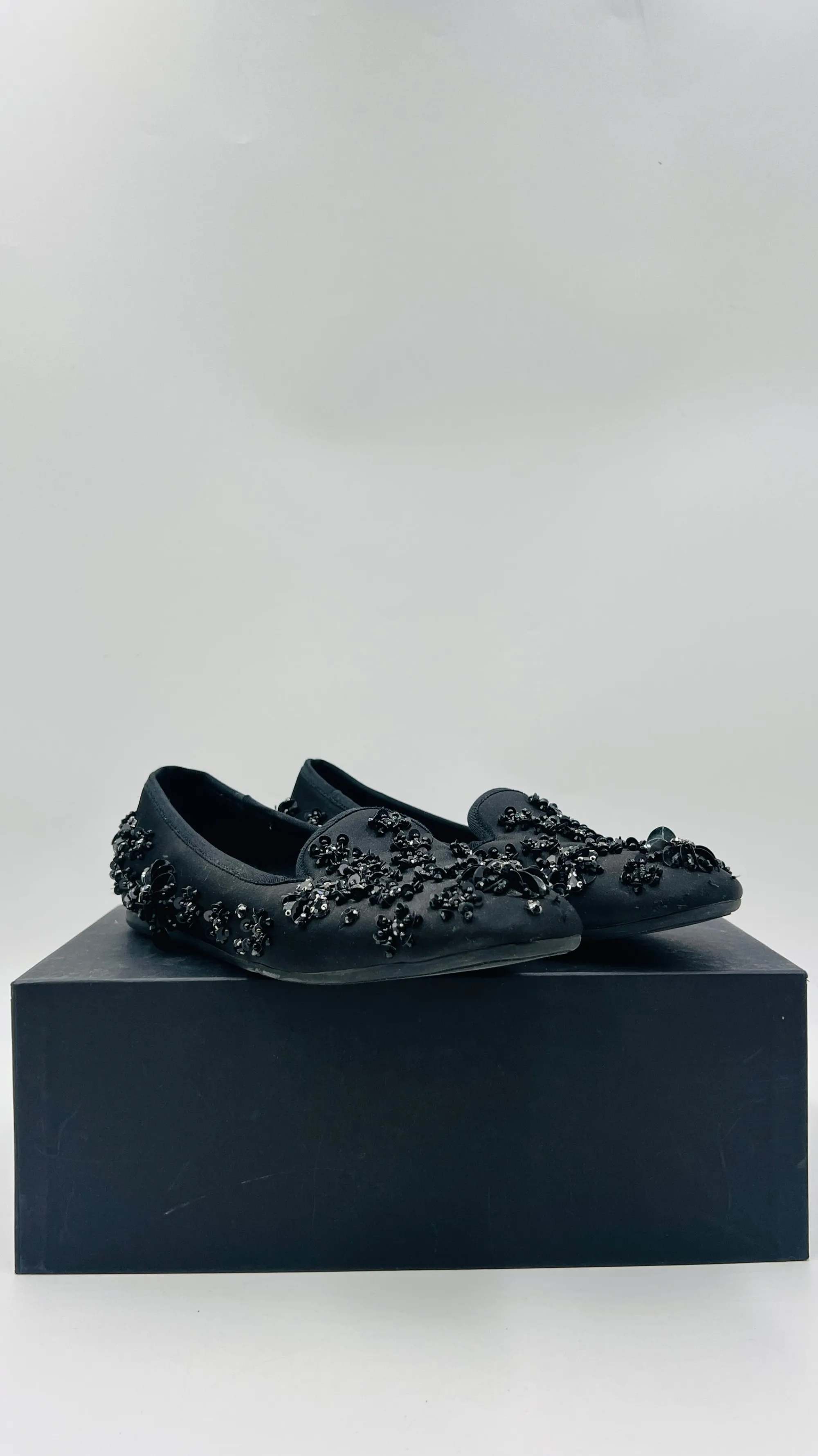 Miu Miu Scarpe>Ballerine con appliqués perline