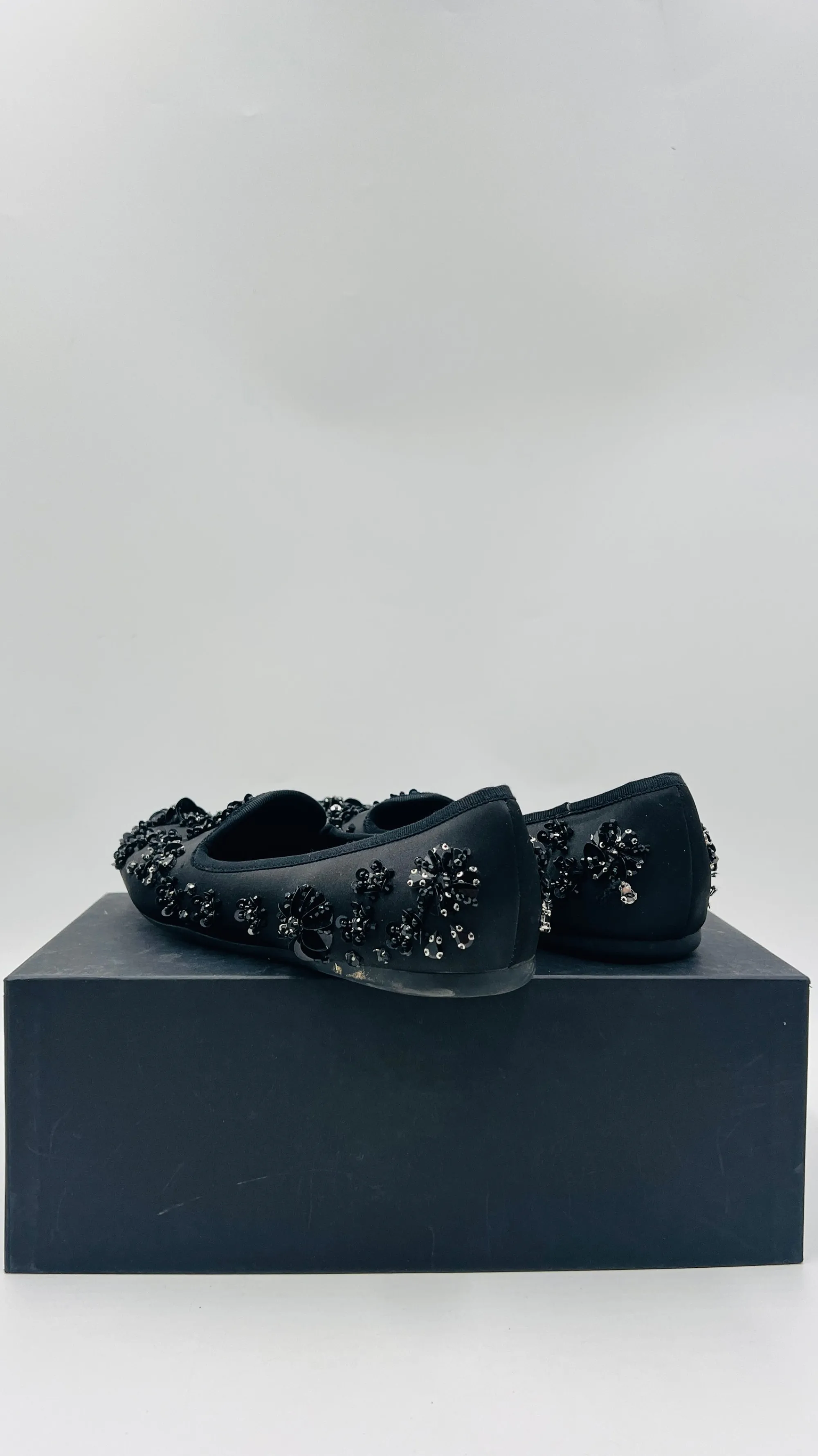 Miu Miu Scarpe>Ballerine con appliqués perline