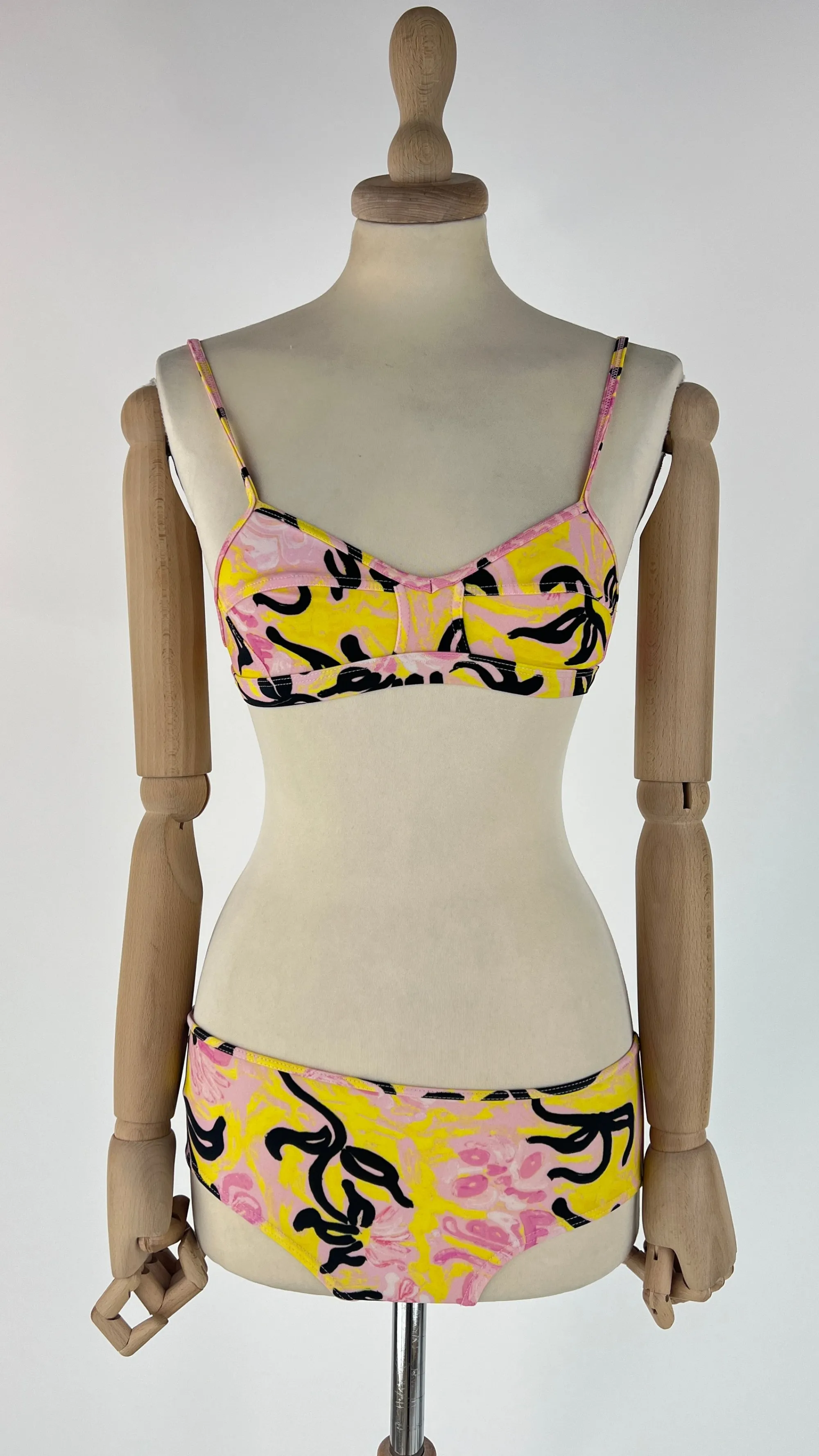 Donna MARNI Giallo/arancione/marrone/oro | Fantasie>Bikini fantasia fiori astratti