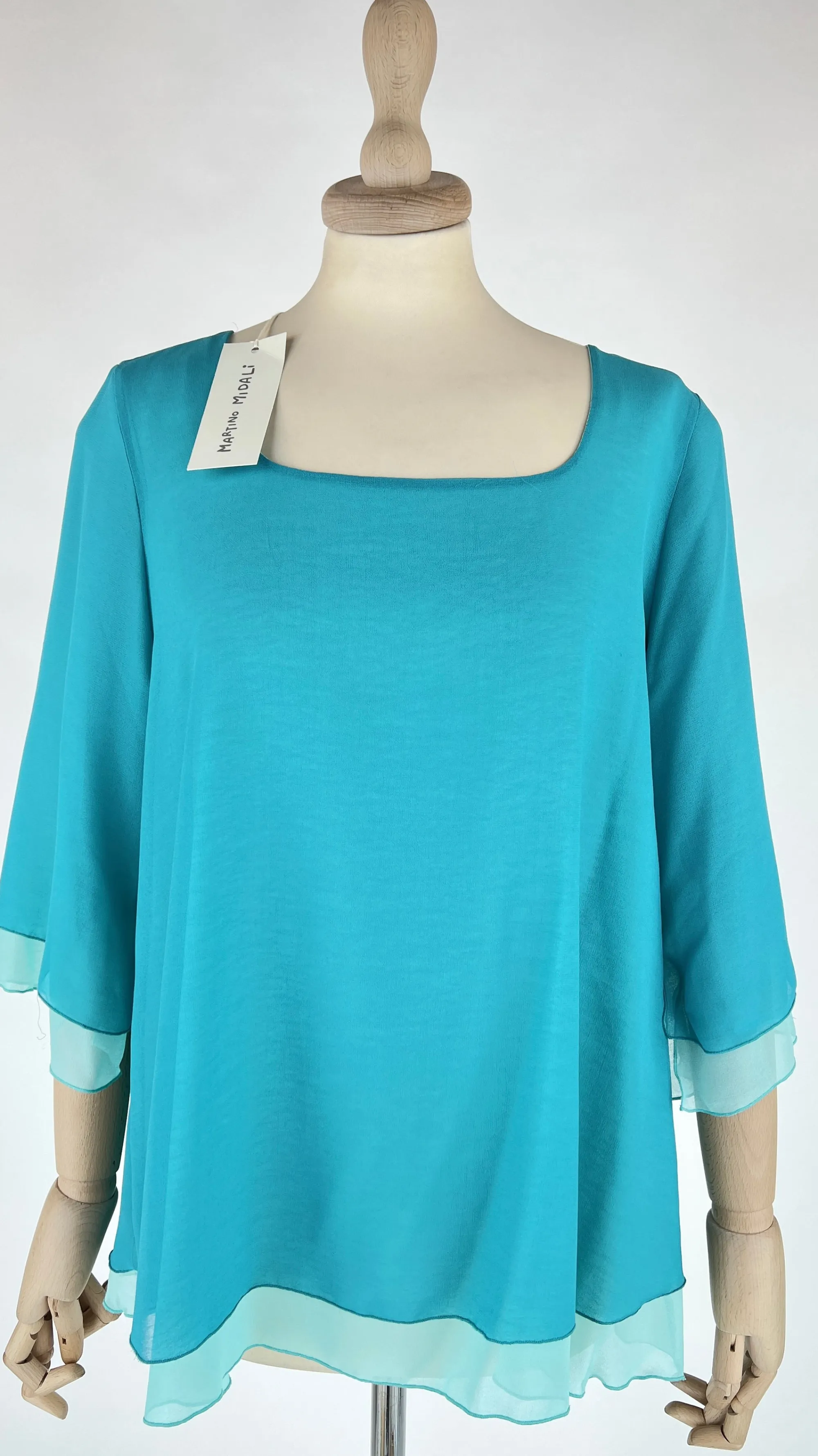 Donna MARTINO MIDALI Longsleeves>Blusa doppio layer con cartellino