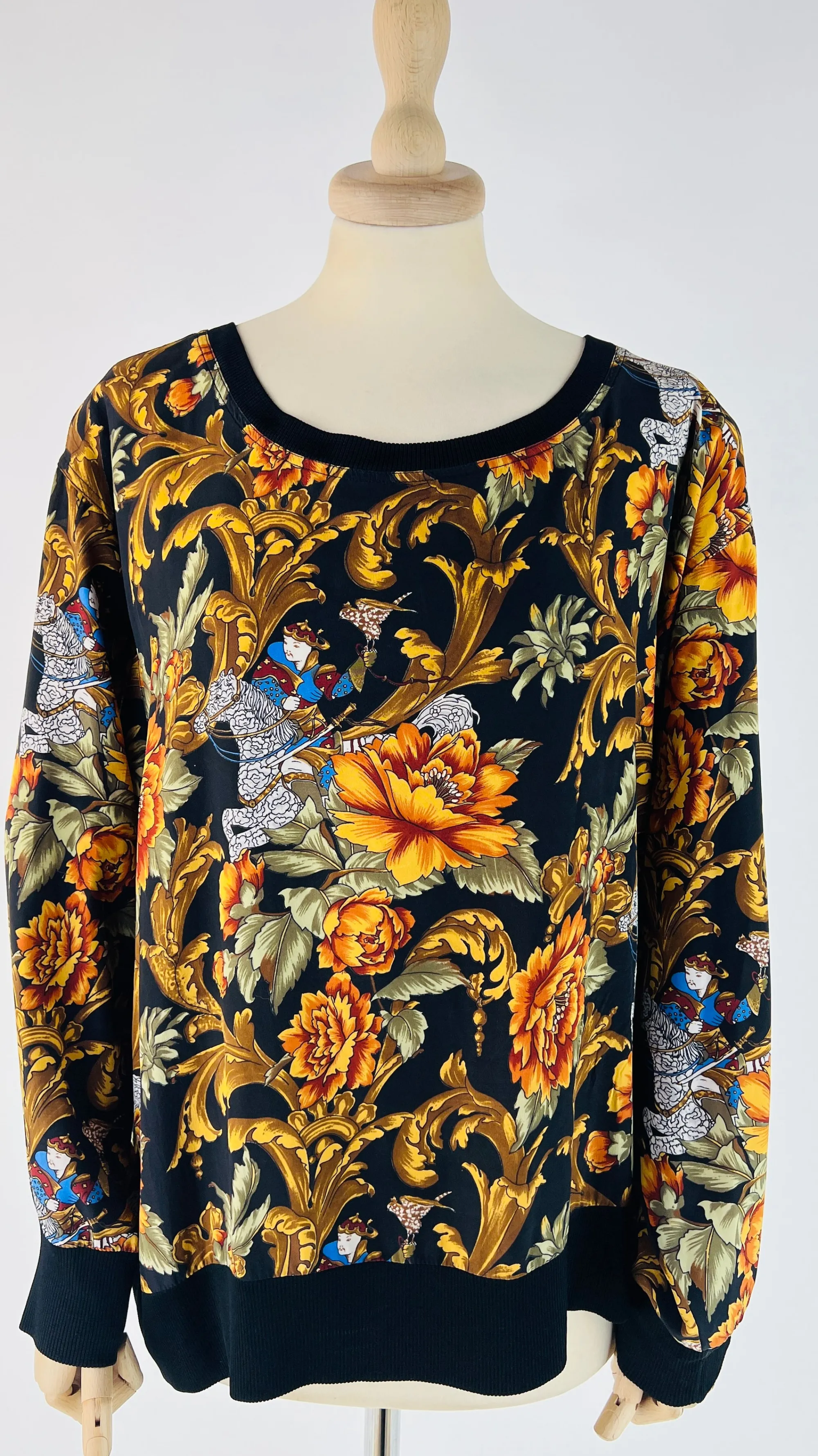 Donna Salvatore Ferragamo Longsleeves | Fantasie>Blusa floreale in seta