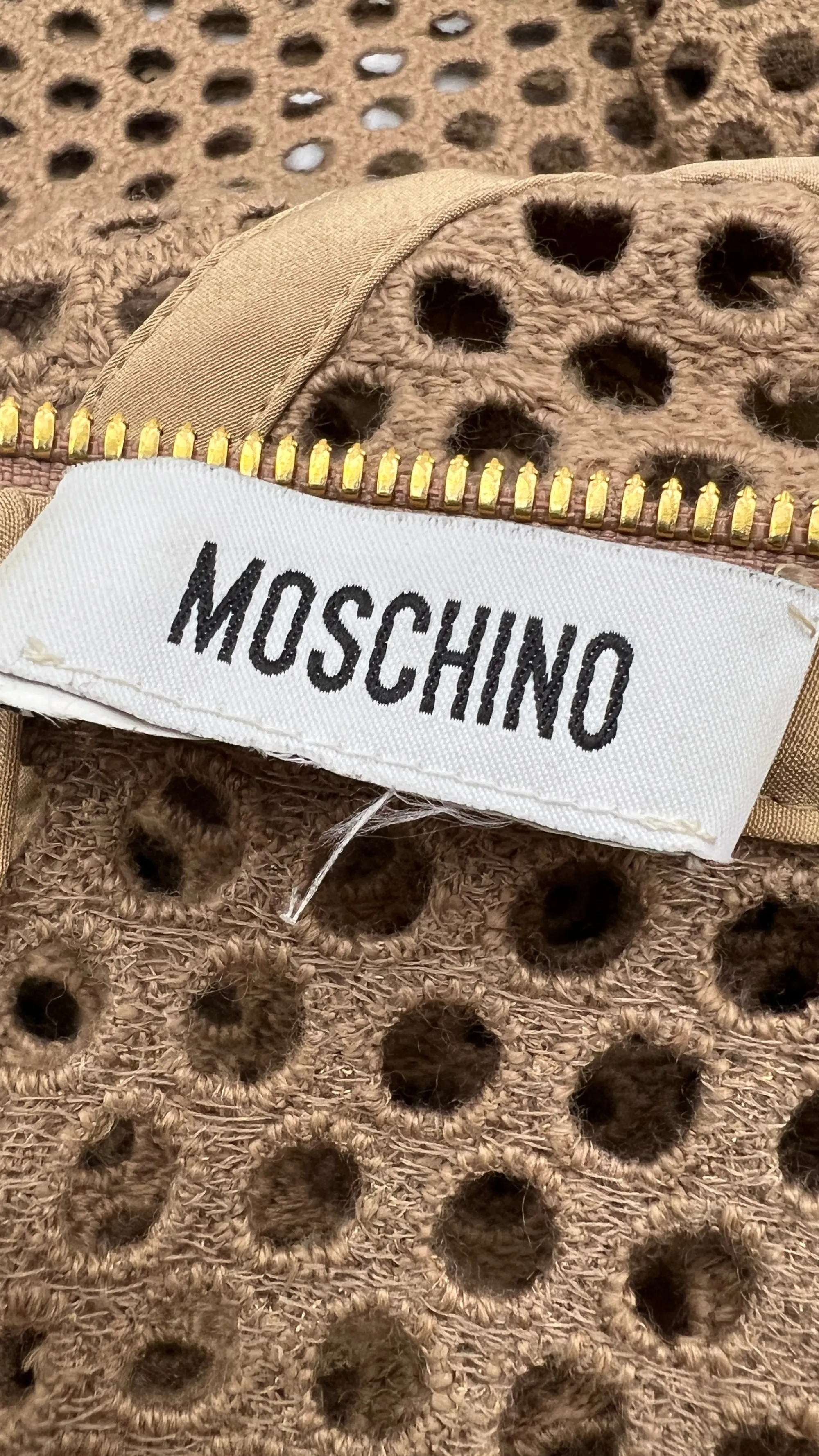 Donna Moschino T-shirts E Bluse | Giallo/arancione/marrone/oro>Blusa traforata