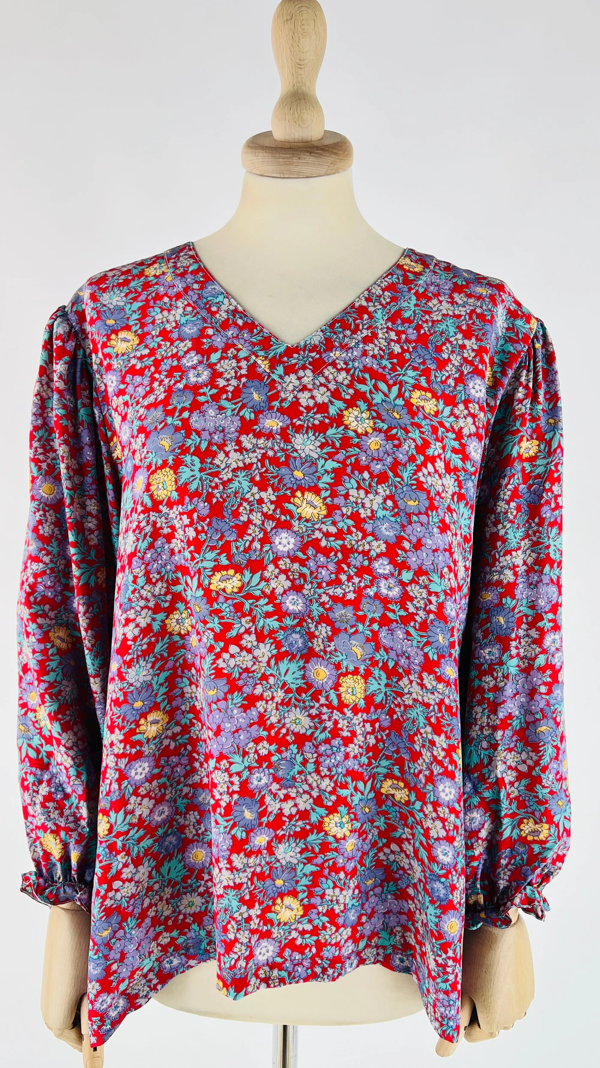 Donna Panema Longsleeves | Fantasie>Blusa vintage floreale