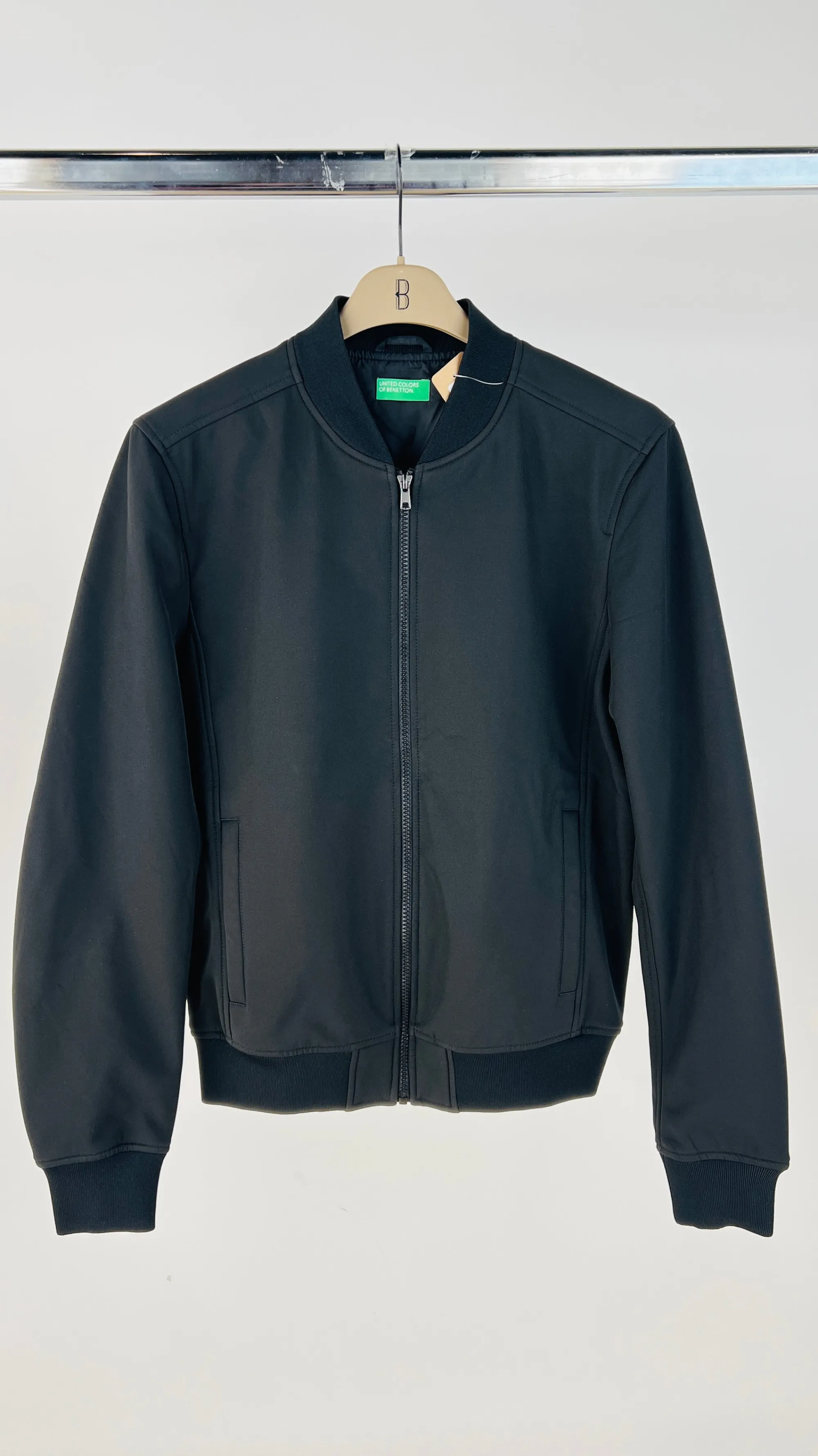 Uomo BENETTON Cappotti E Giacche | Collezione Uomo>Bomber stretch interno pile