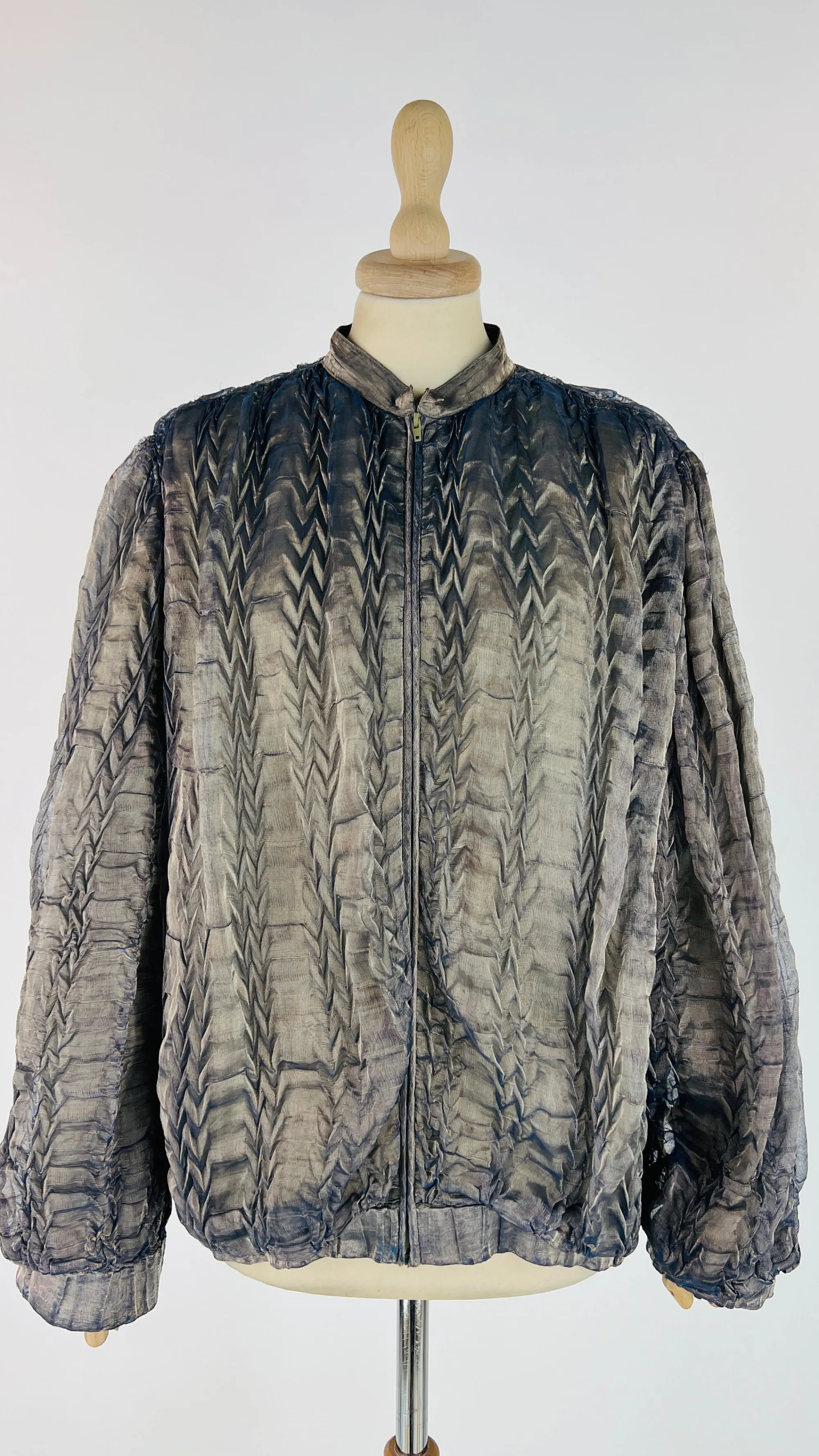 Donna Krizia Cappotti, Trench, Soprabiti | Giacche&piumini>Bomber vintage goffrato cangiante