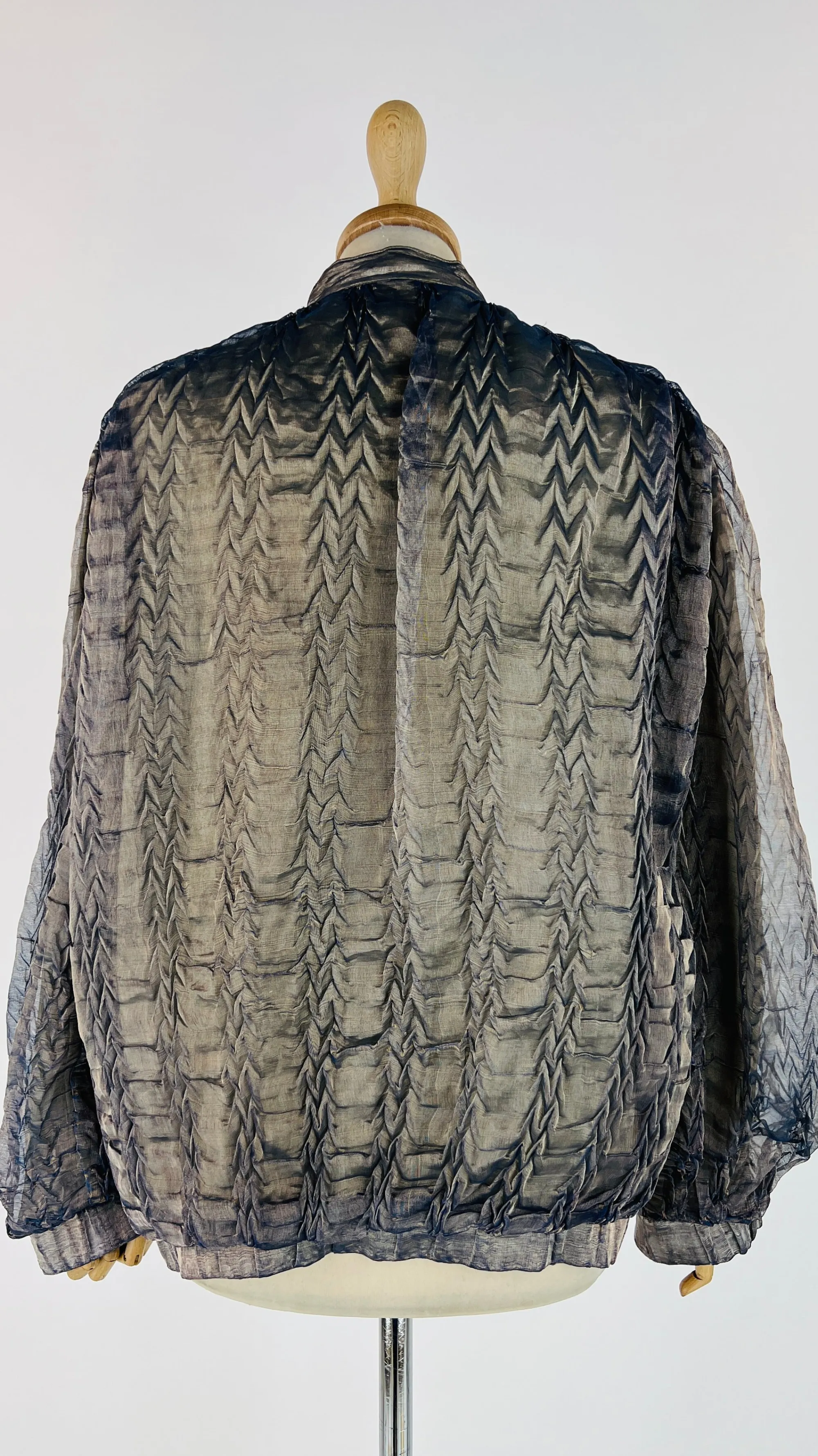 Donna Krizia Cappotti, Trench, Soprabiti | Giacche&piumini>Bomber vintage goffrato cangiante