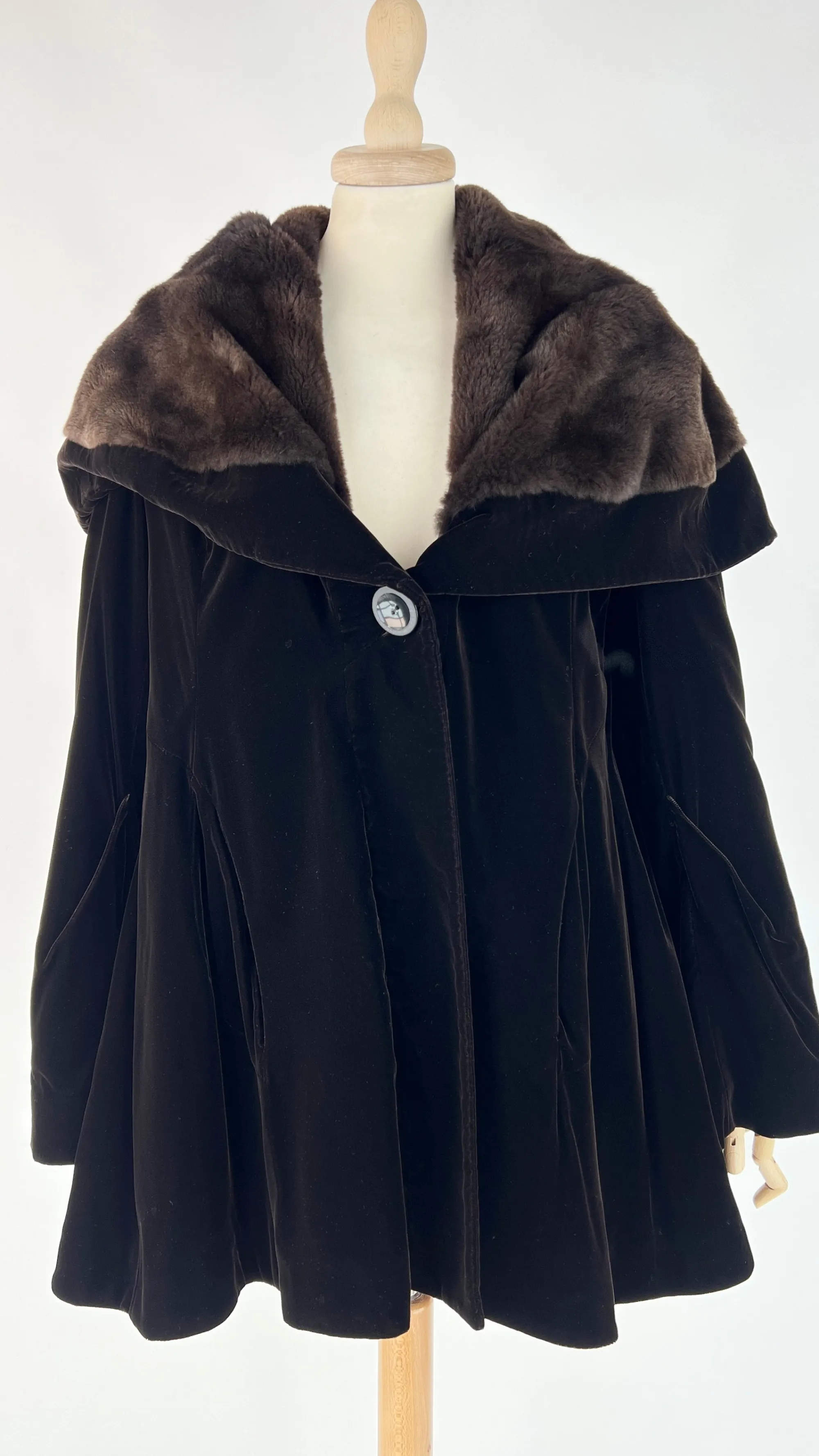 Donna GIORGIO ARMANI Cappotti, Trench, Soprabiti | Giacche&piumini>Caban vintage in velluto
