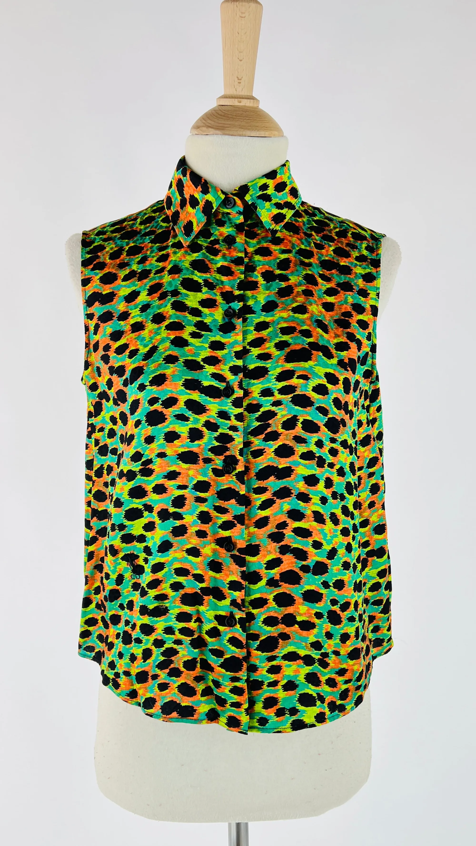 Donna CHRISTIAN DIOR Tops E Smanicati | Fantasie>Camicia animalier con cartellino