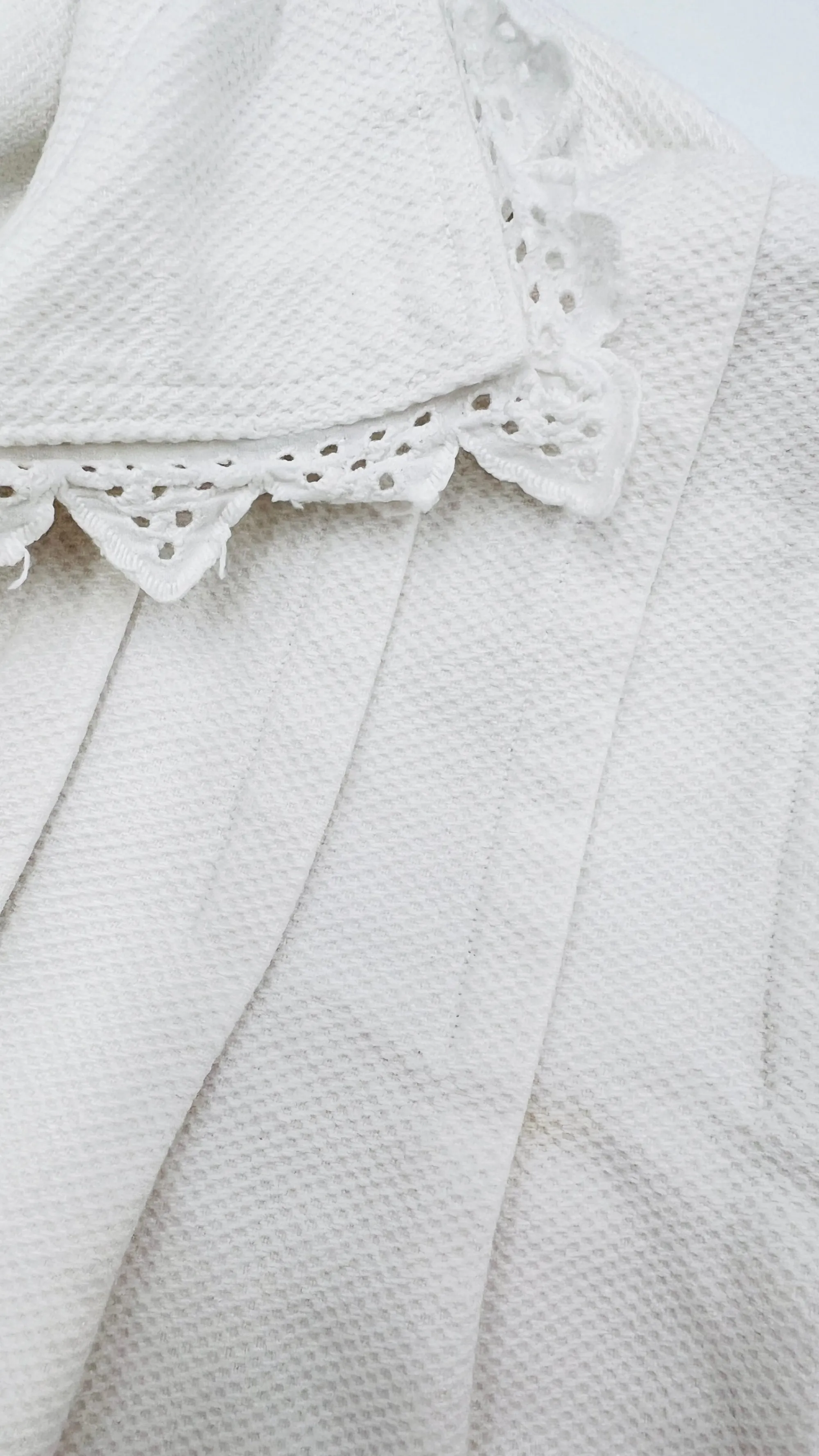 Donna Unsigned Camicie | Bianco/nero/grigio>Camicia vintage con inserti in pizzo