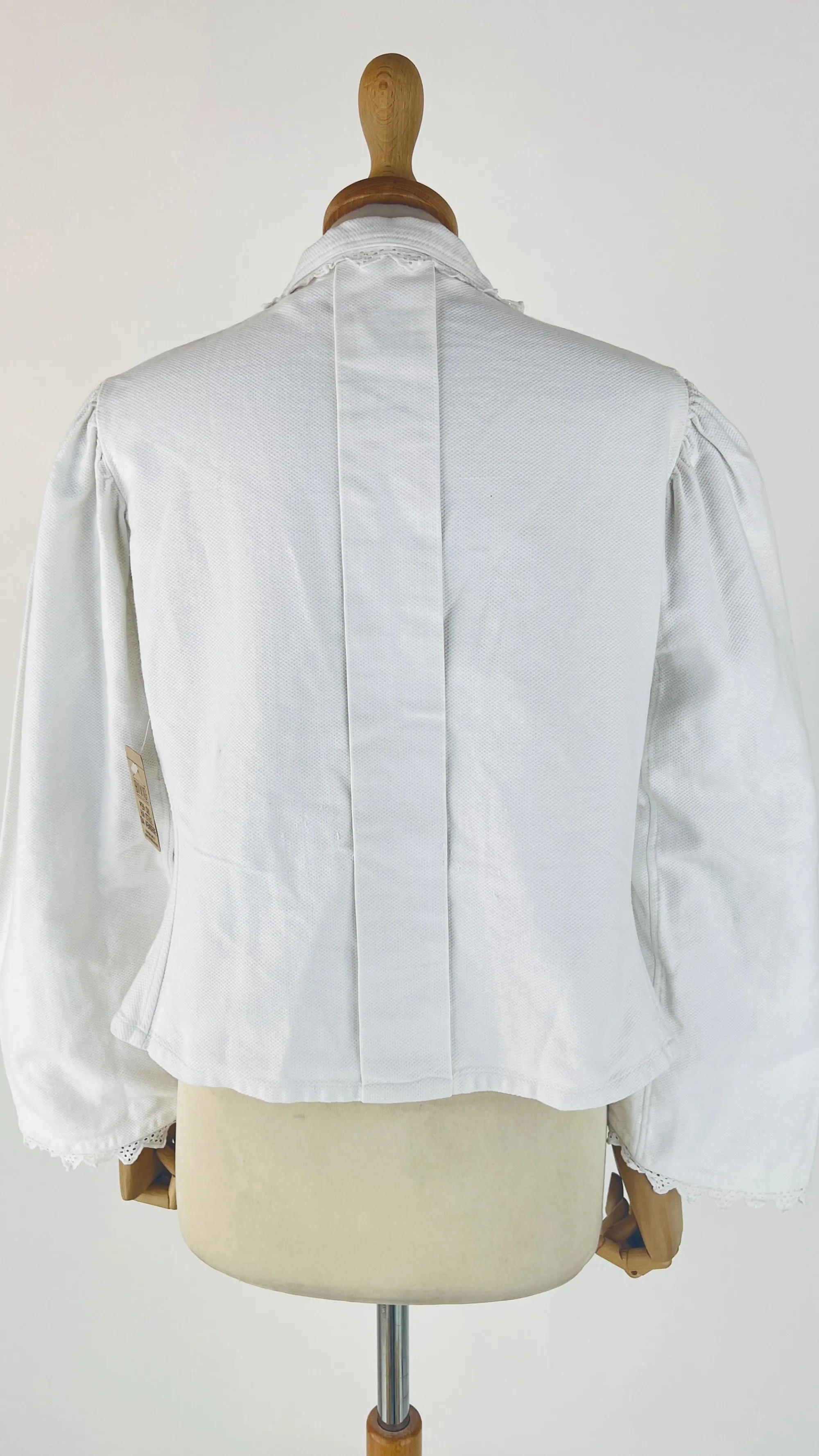 Donna Unsigned Camicie | Bianco/nero/grigio>Camicia vintage con inserti in pizzo