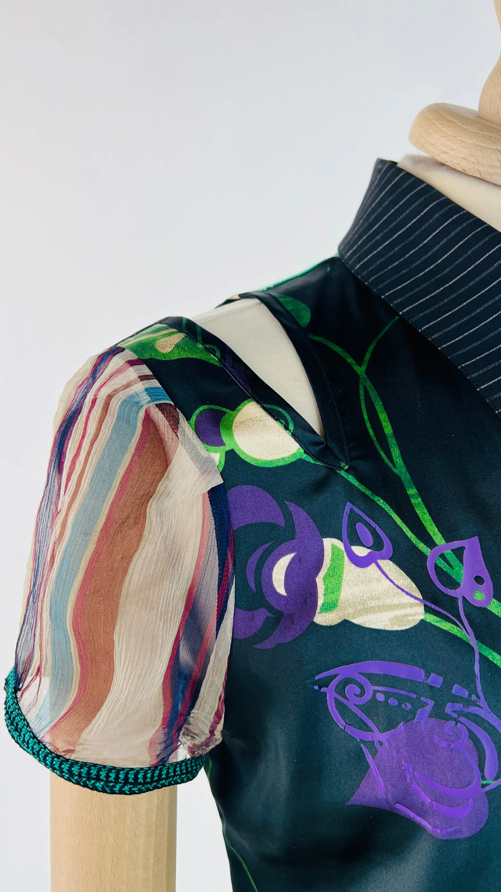 Donna PIANURA STUDIO Camicie | Fantasie>Camicia vintage satin floreale