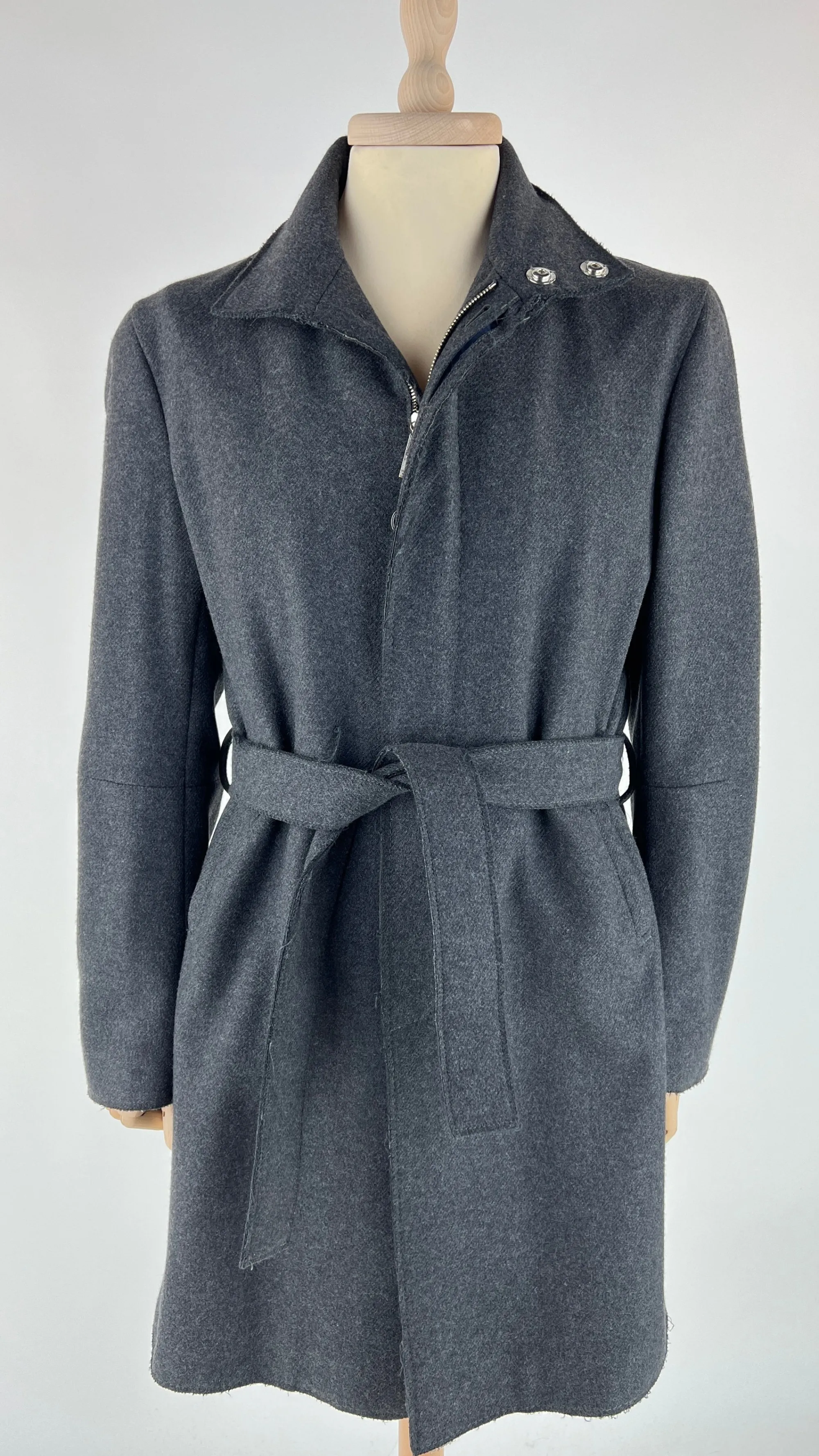 Uomo CoSTUME NATIONAL Cappotti E Giacche | Collezione Uomo>Cappotto con tagli a vivo