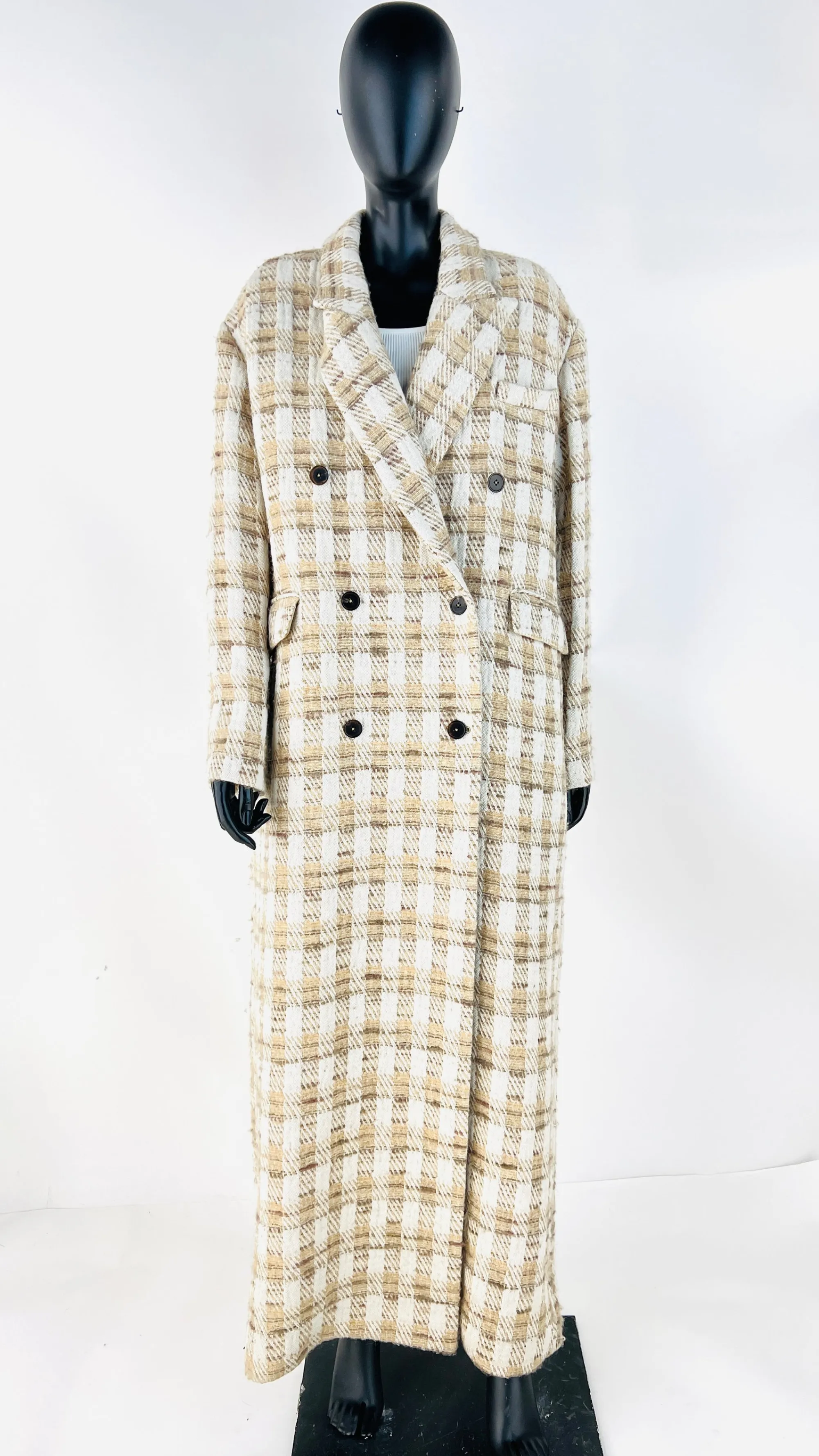 Donna SABATo russo Cappotti, Trench, Soprabiti | Fantasie>Cappotto oversized tweed