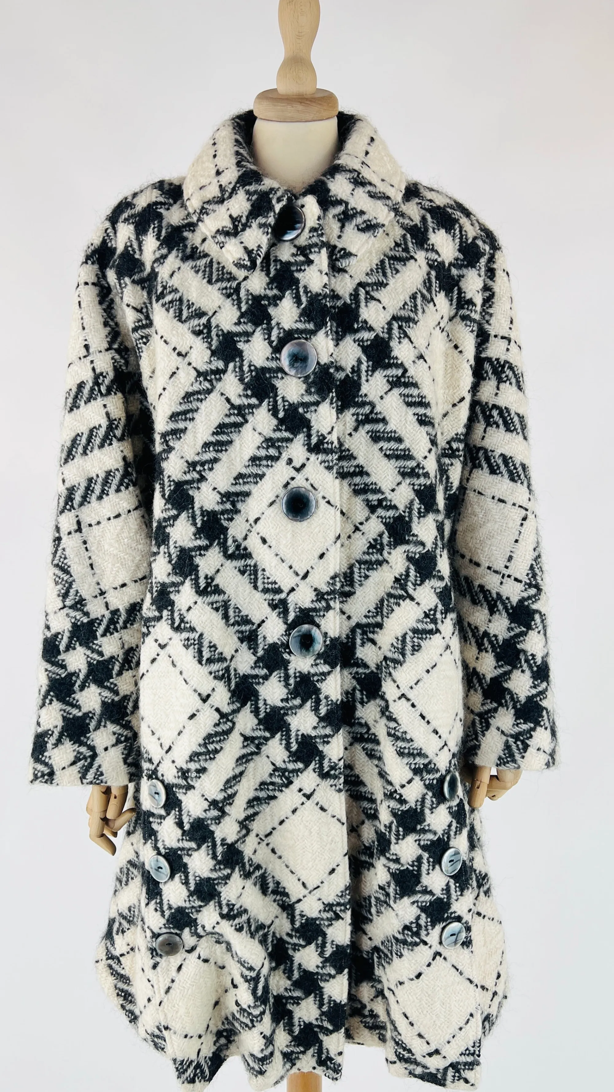 Donna Lu Alda Cappotti, Trench, Soprabiti | Fantasie>Cappotto vintage a quadri