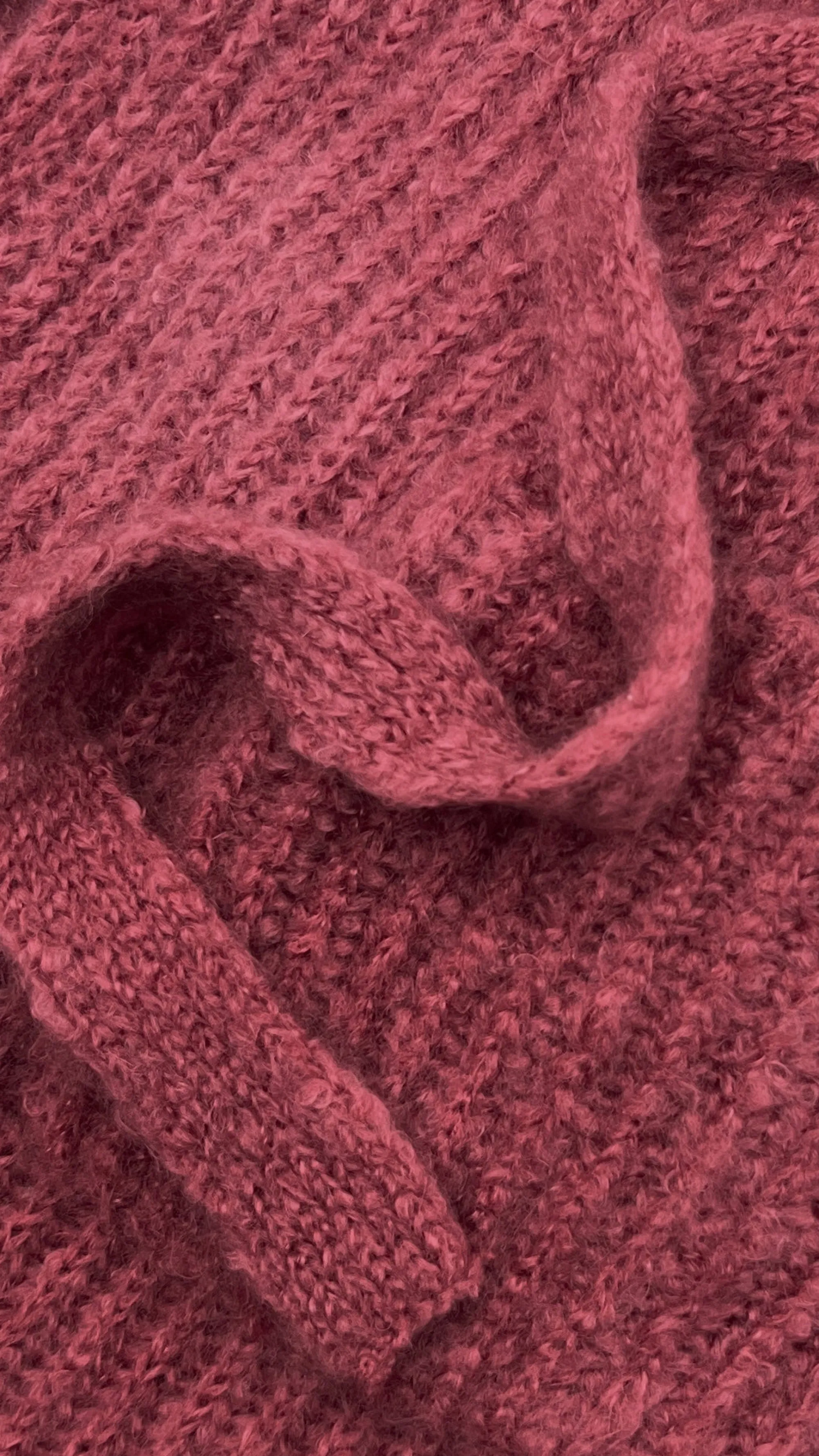 Donna MAX MARA Felpe E Maglieria | Rosso/rosa/viola>Cardigan wrap con cappuccio