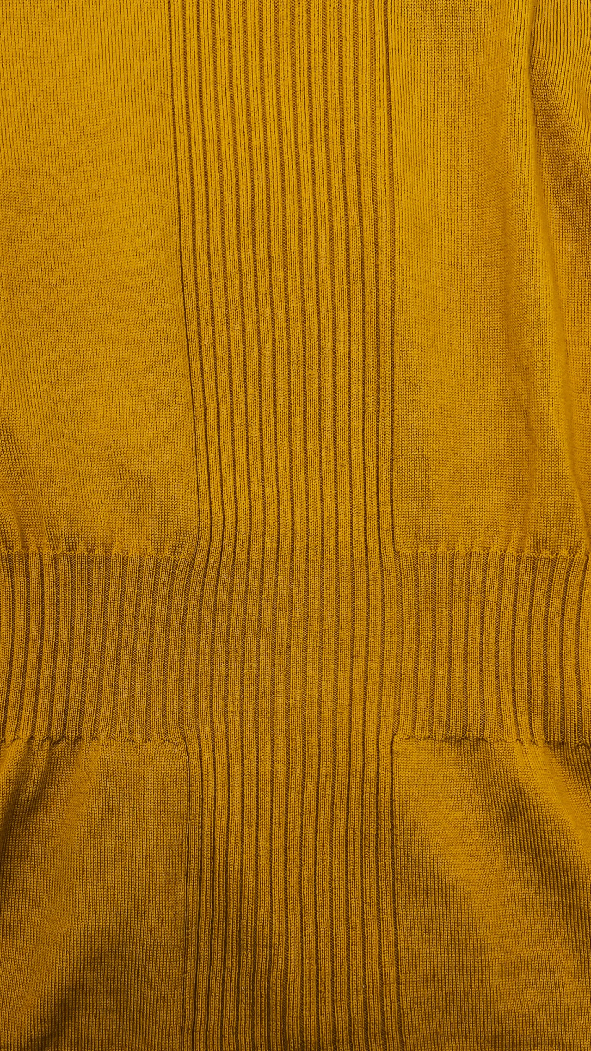 Donna Luisa Spagnoli Felpe E Maglieria | Giallo/arancione/marrone/oro>Dolcevita dettagli a coste