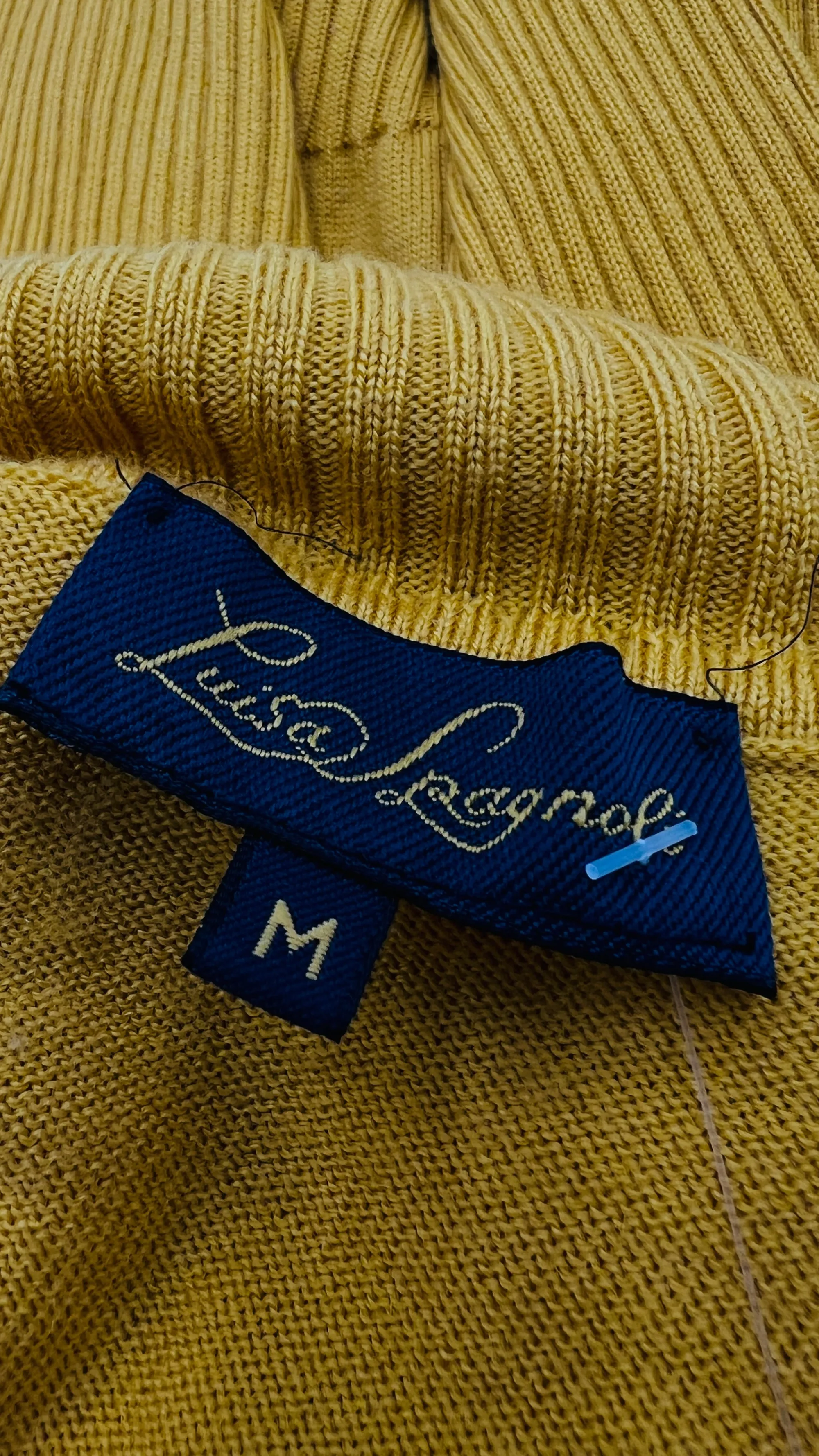 Donna Luisa Spagnoli Felpe E Maglieria | Giallo/arancione/marrone/oro>Dolcevita dettagli a coste