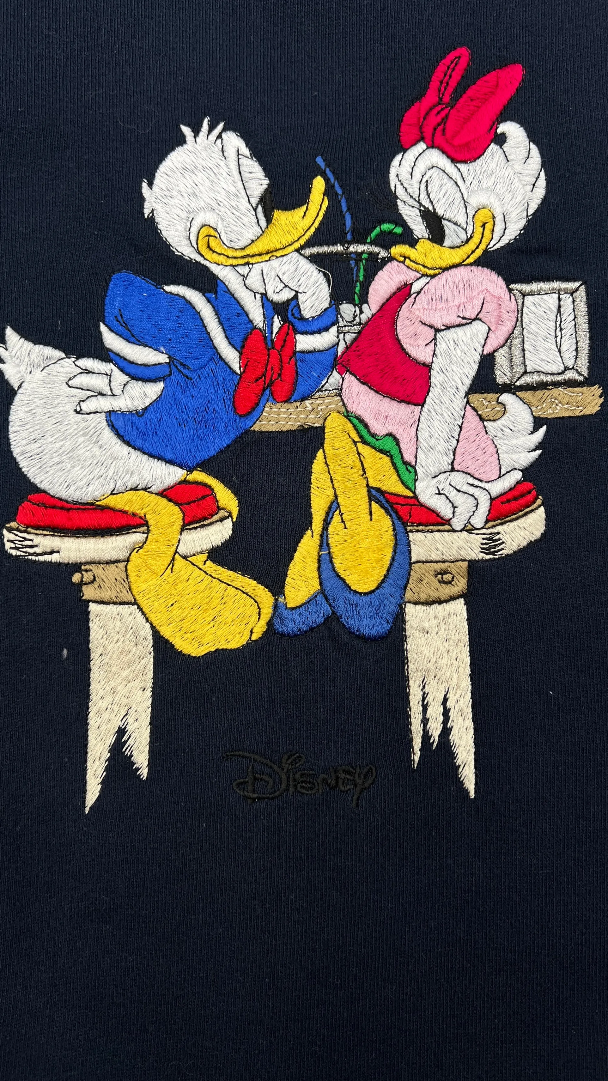 Donna Segreta by Emmanuel Schvili Felpe E Maglieria | Blu/azzurro/verde>Felpa Donald Duck & Daisy Duck