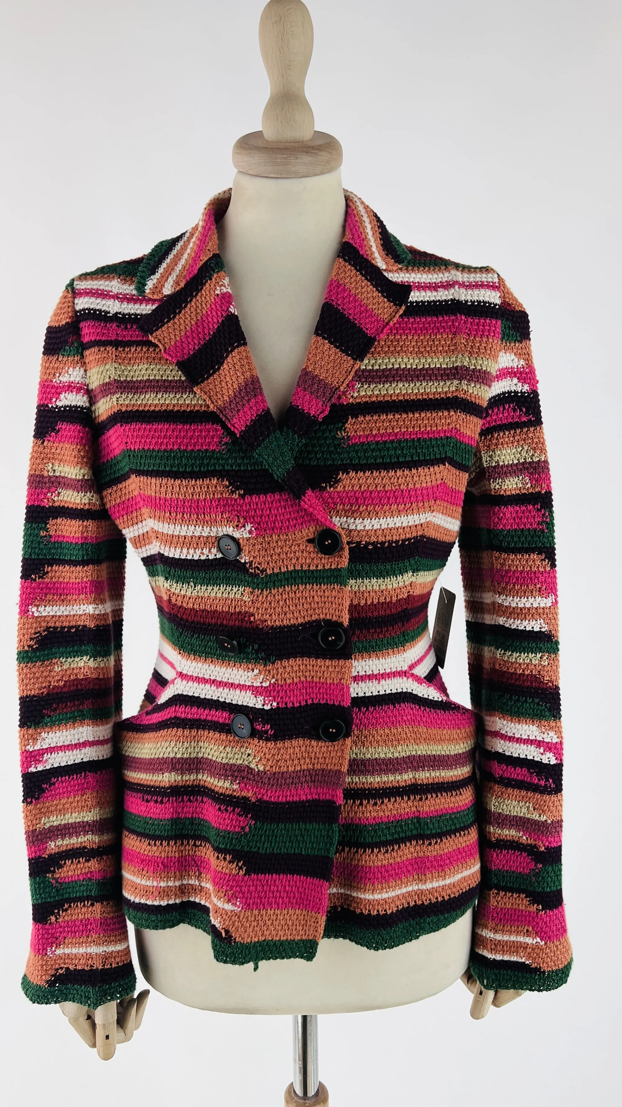 Donna CHRISTIAN DIOR Blazer | Fantasie>Giacca crochet multicolor