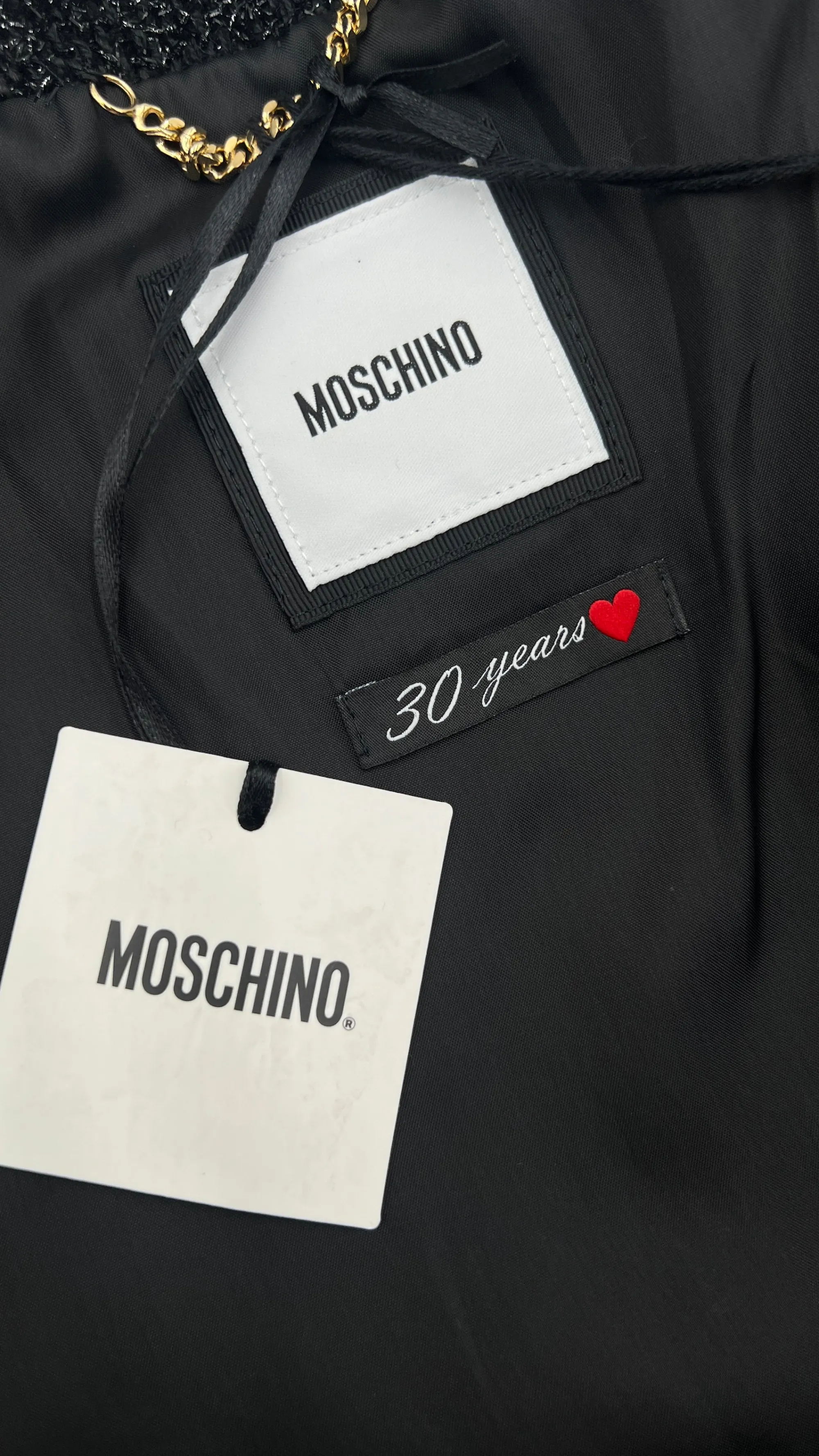 Donna Moschino Cappotti, Trench, Soprabiti | Giacche&piumini>Giacca Limited Edition 30esimo Anniversario S/S 2014 con cartellino