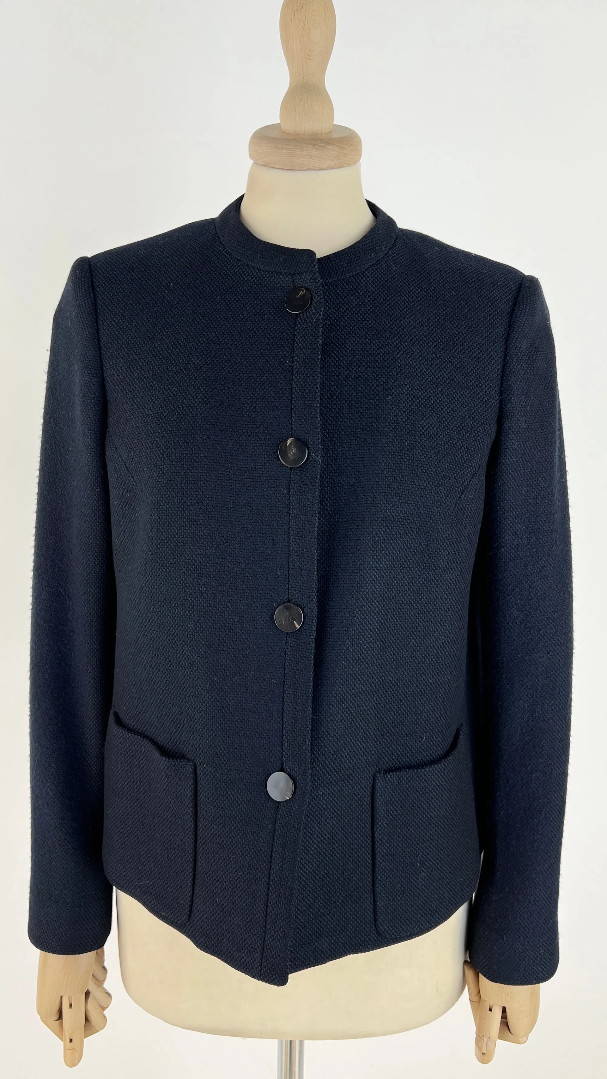 Donna GIORGIO ARMANI Blazer | Blu/azzurro/verde>Giacca sfiancata blu navy