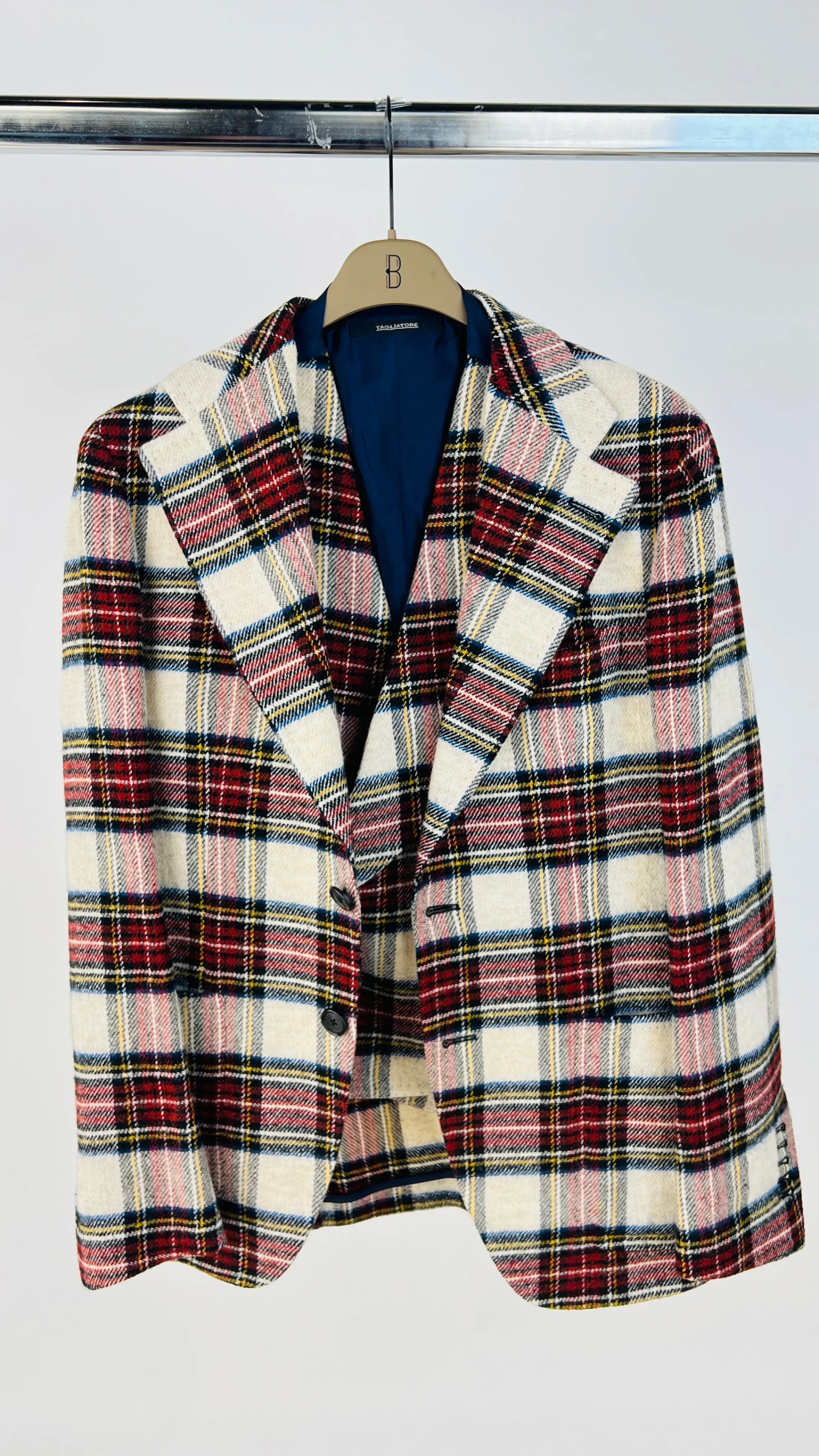 Uomo Tagliatore Blazers E Abiti | Collezione Uomo>Giacca tartan con gilet