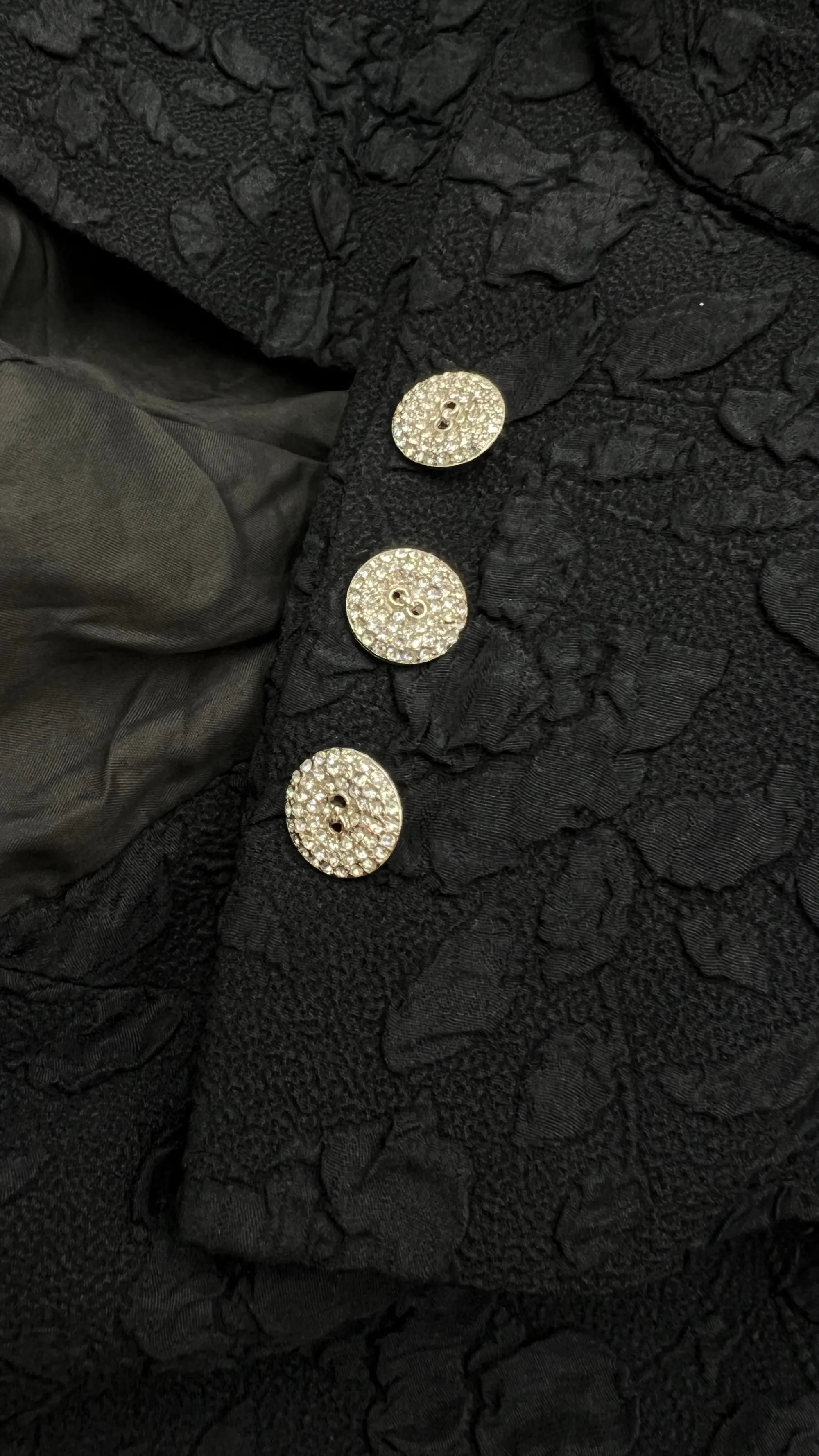 Donna GIORGIO GRATI Blazer | Bianco/nero/grigio>Giacca vintage con collo in pizzo