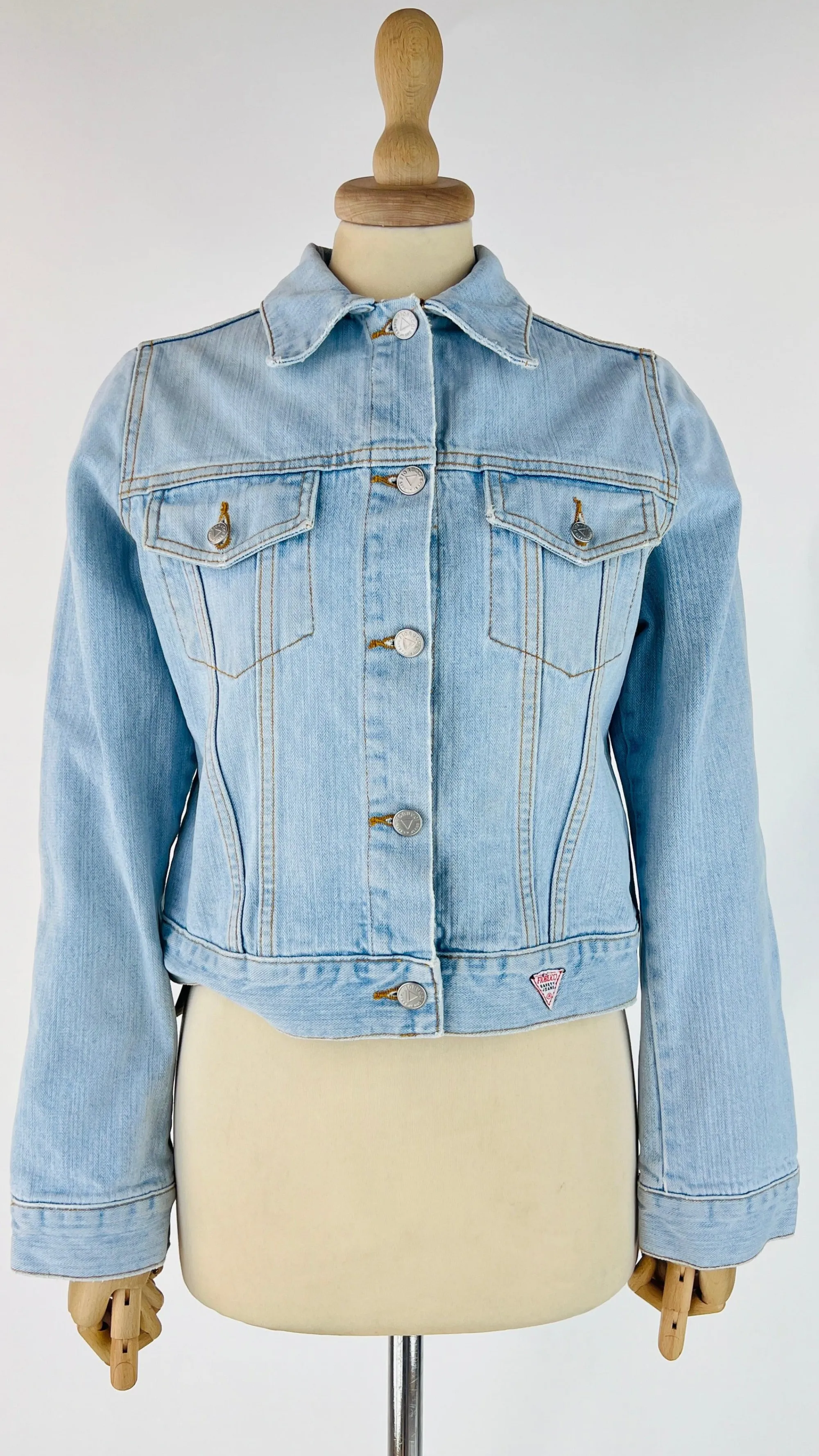 Donna Fiorucci Cappotti, Trench, Soprabiti | Giacche&piumini>Giacca vintage in denim