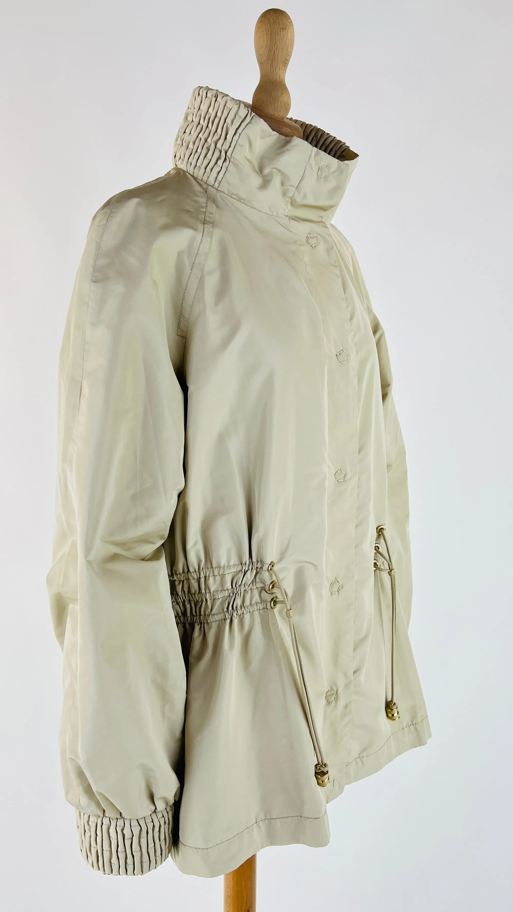Donna AGNONA Cappotti, Trench, Soprabiti | Giacche&piumini>Giacca vintage in nylon con coulisse