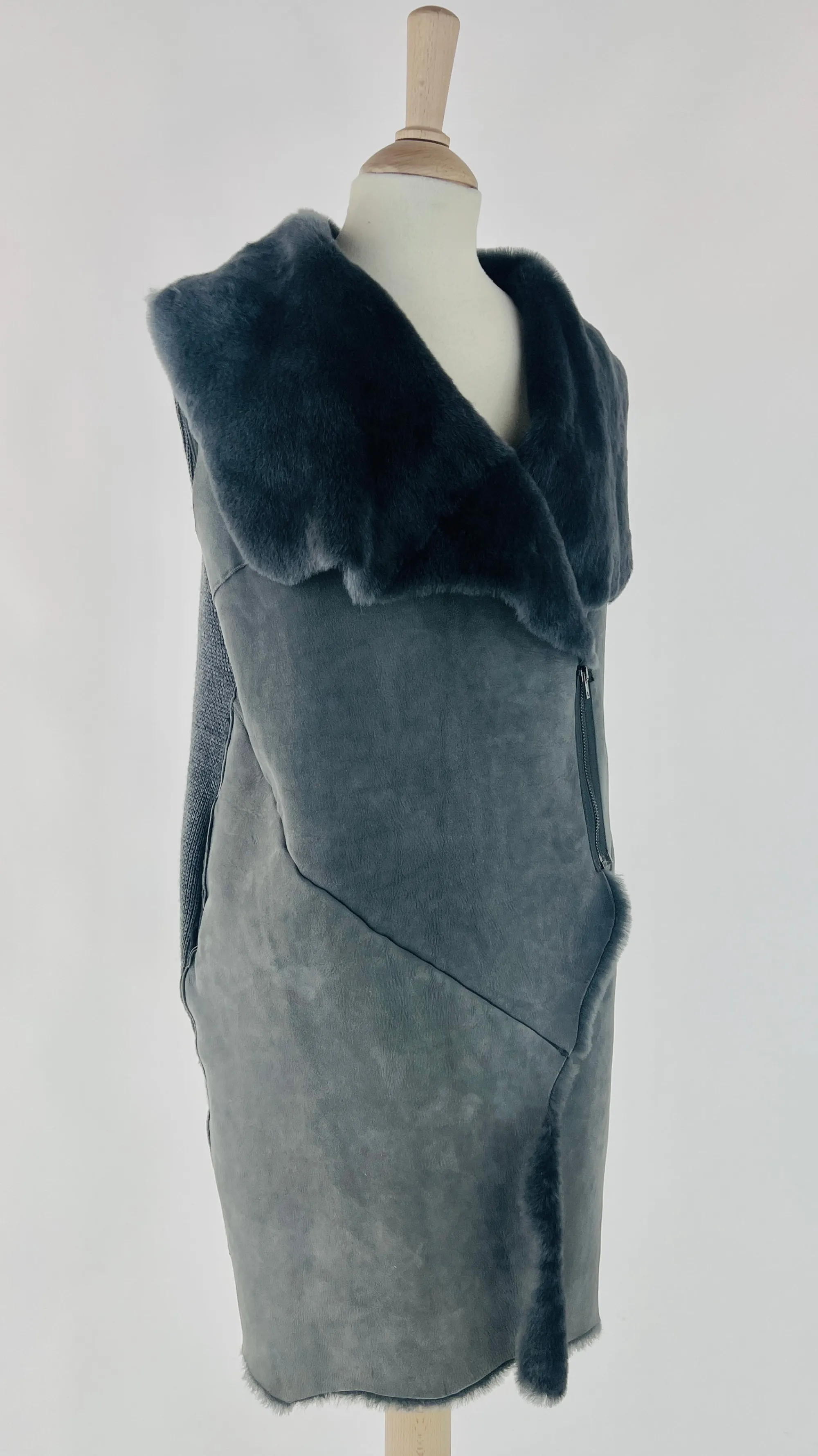 Donna LIVIANA CONTI Cappotti, Trench, Soprabiti | Giacche&piumini>Gilet con zip in suede