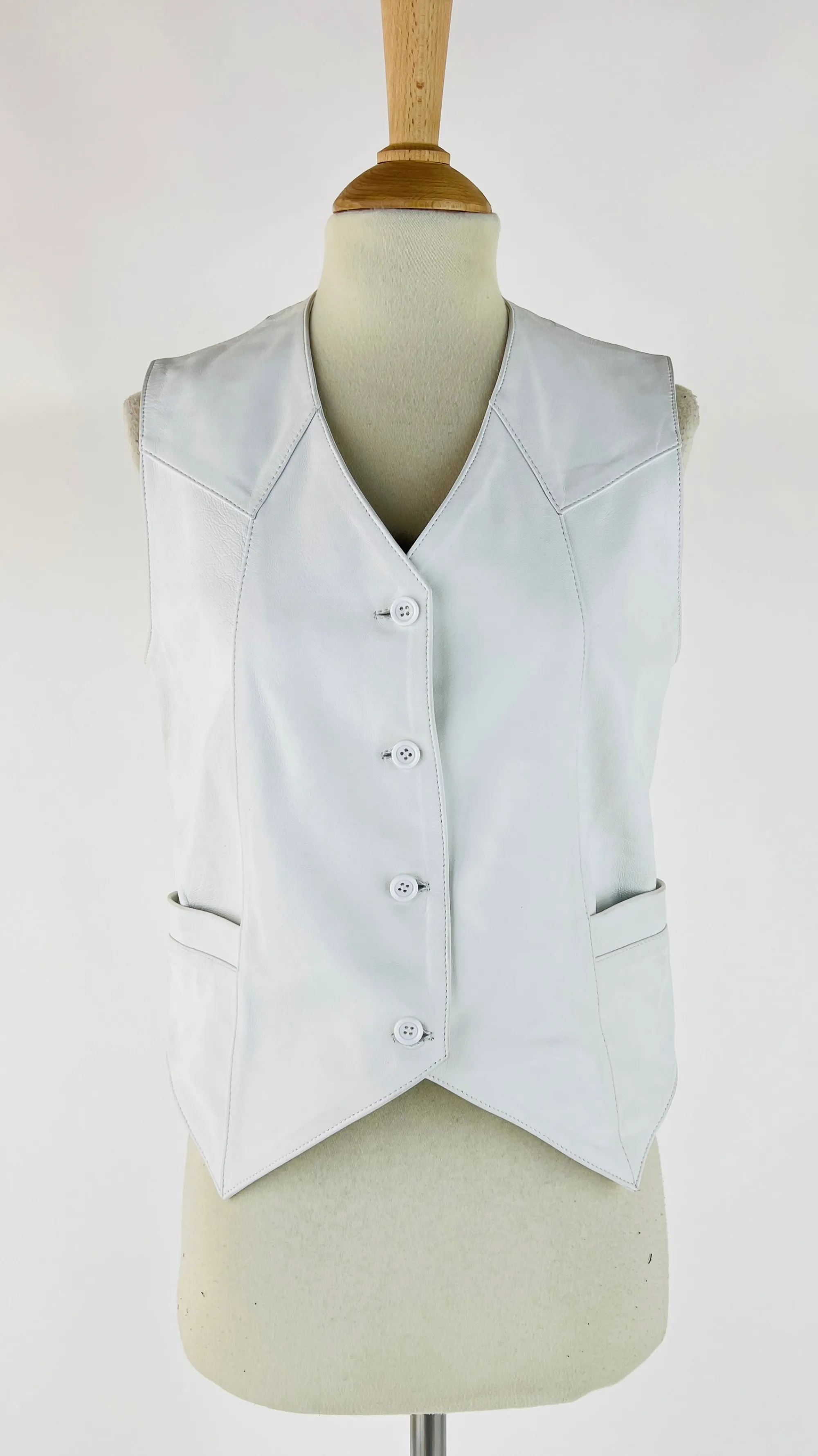 Donna MANOKHI Tops E Smanicati | Bianco/nero/grigio>Gilet "Harlow Vest" con cartellino