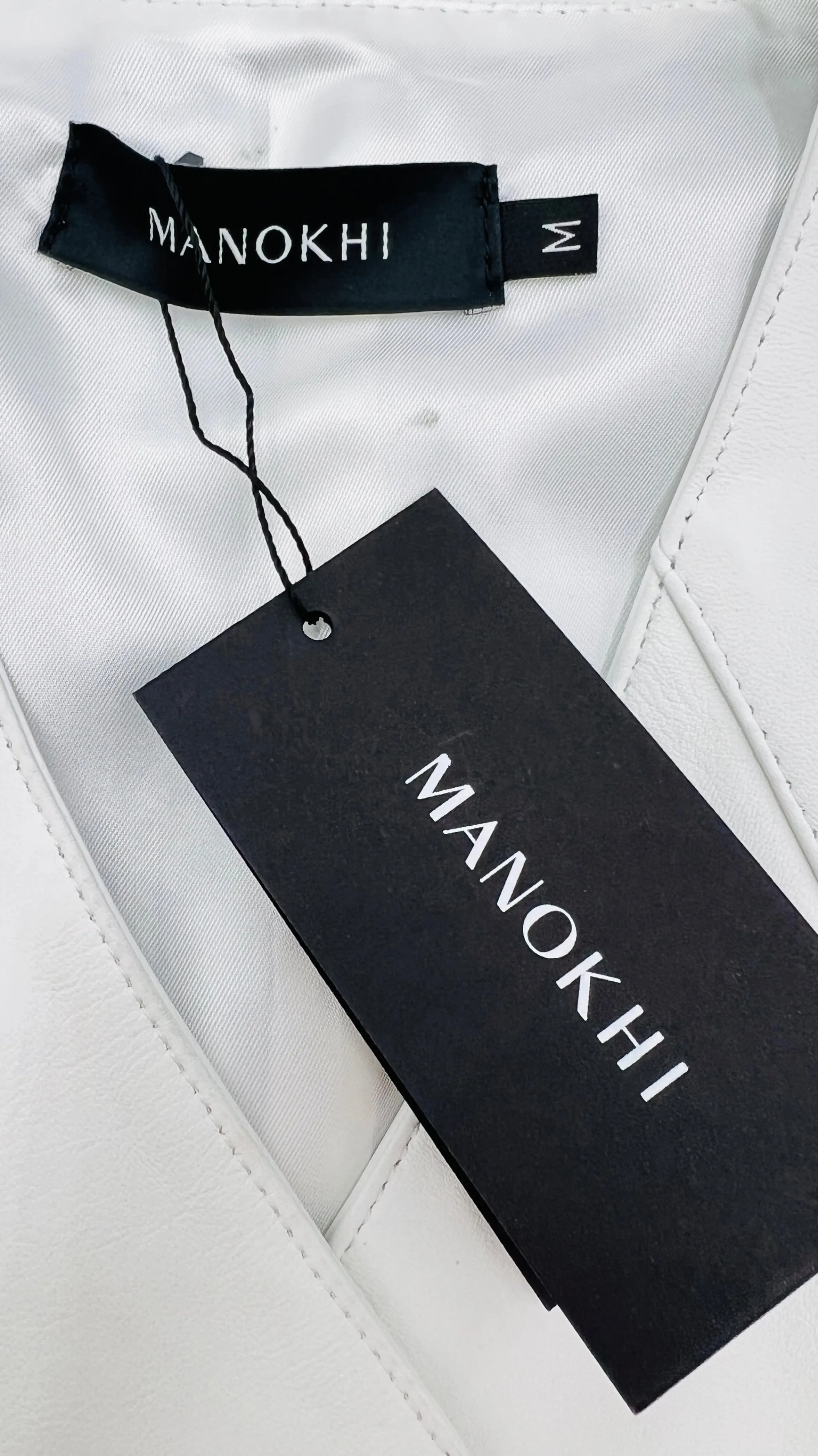 Donna MANOKHI Tops E Smanicati | Bianco/nero/grigio>Gilet "Harlow Vest" con cartellino