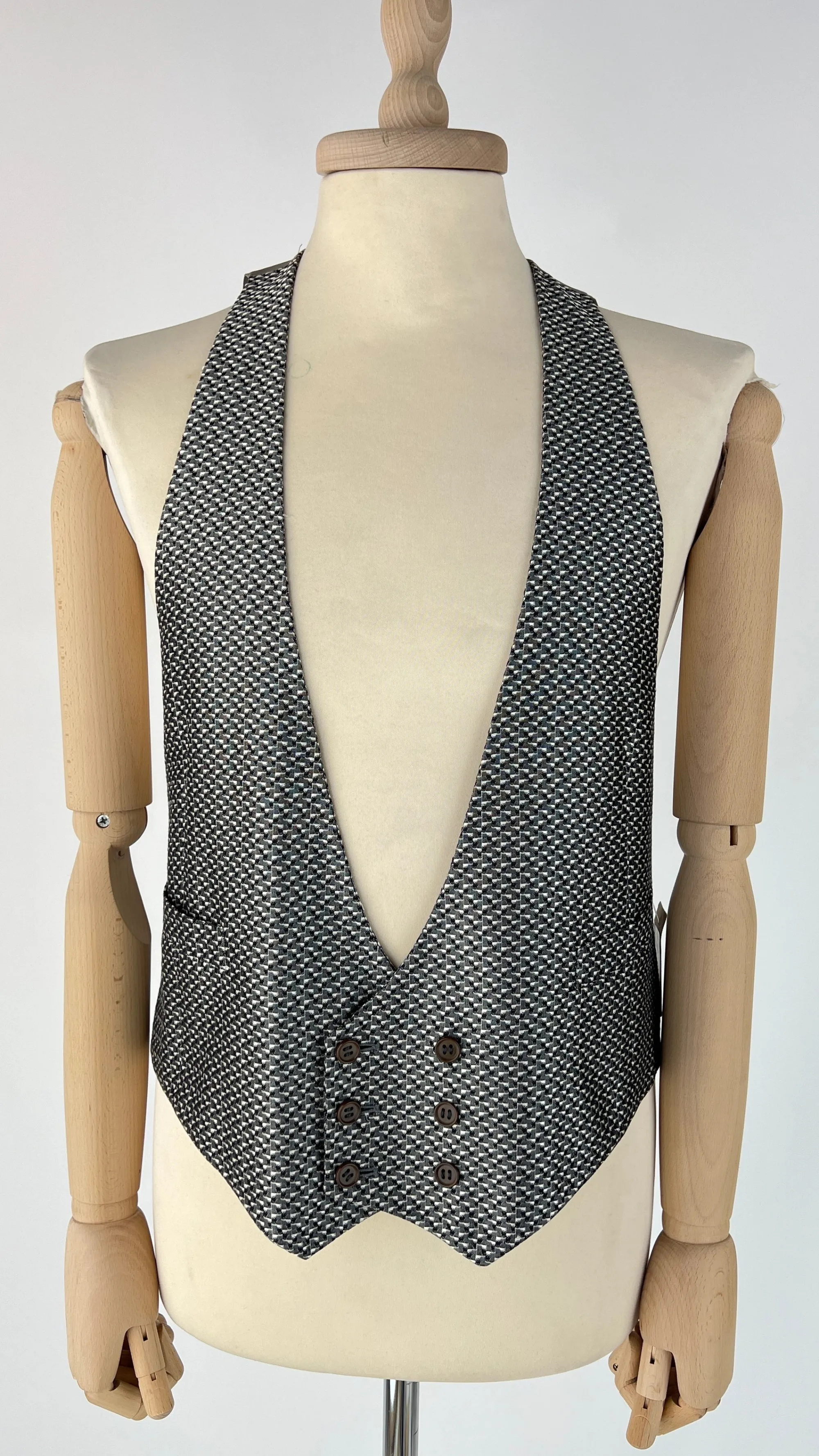 Uomo Yves Saint Laurent Blazers E Abiti | Collezione Uomo>Gilet vintage in jacquard di seta