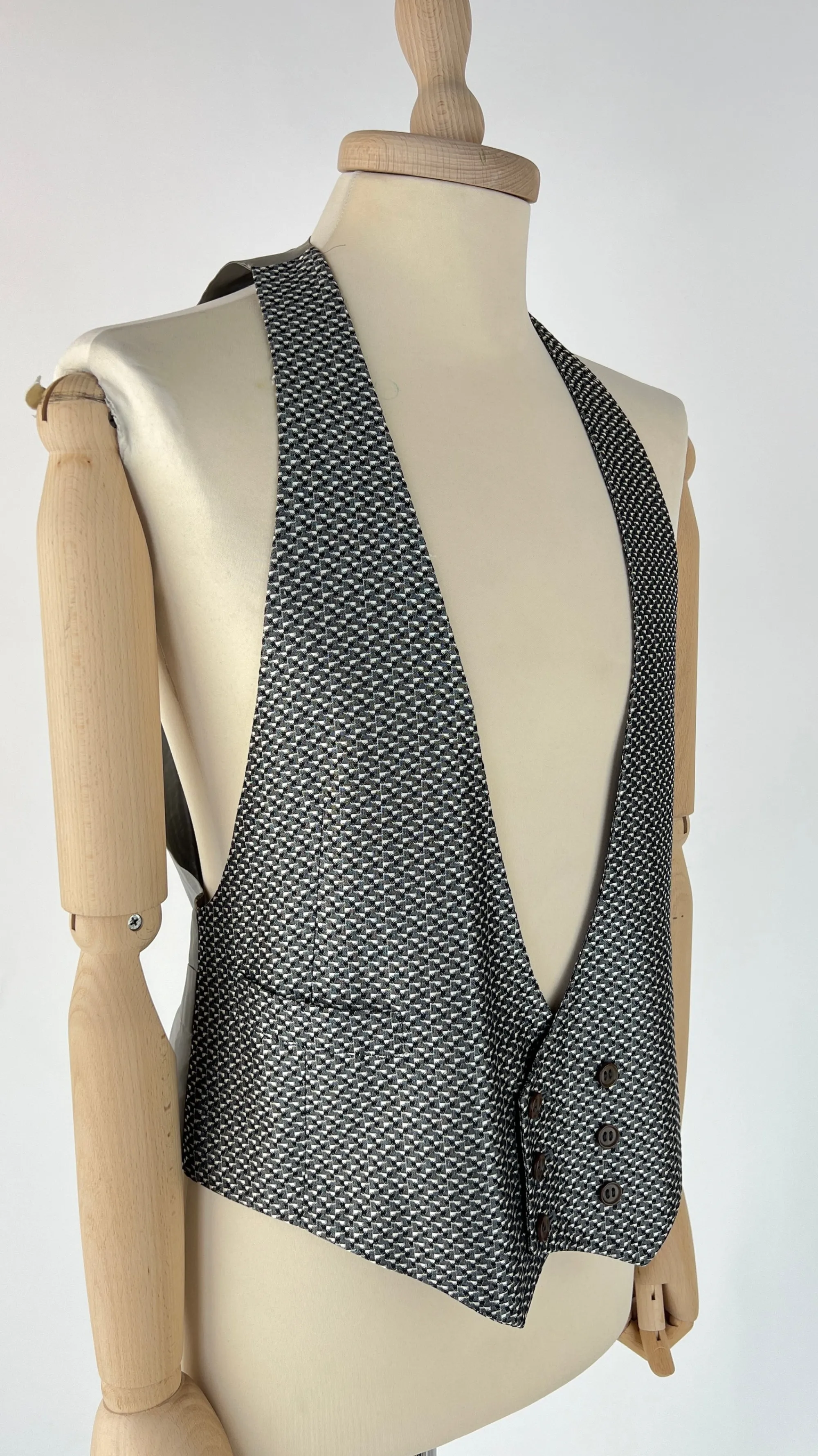 Uomo Yves Saint Laurent Blazers E Abiti | Collezione Uomo>Gilet vintage in jacquard di seta