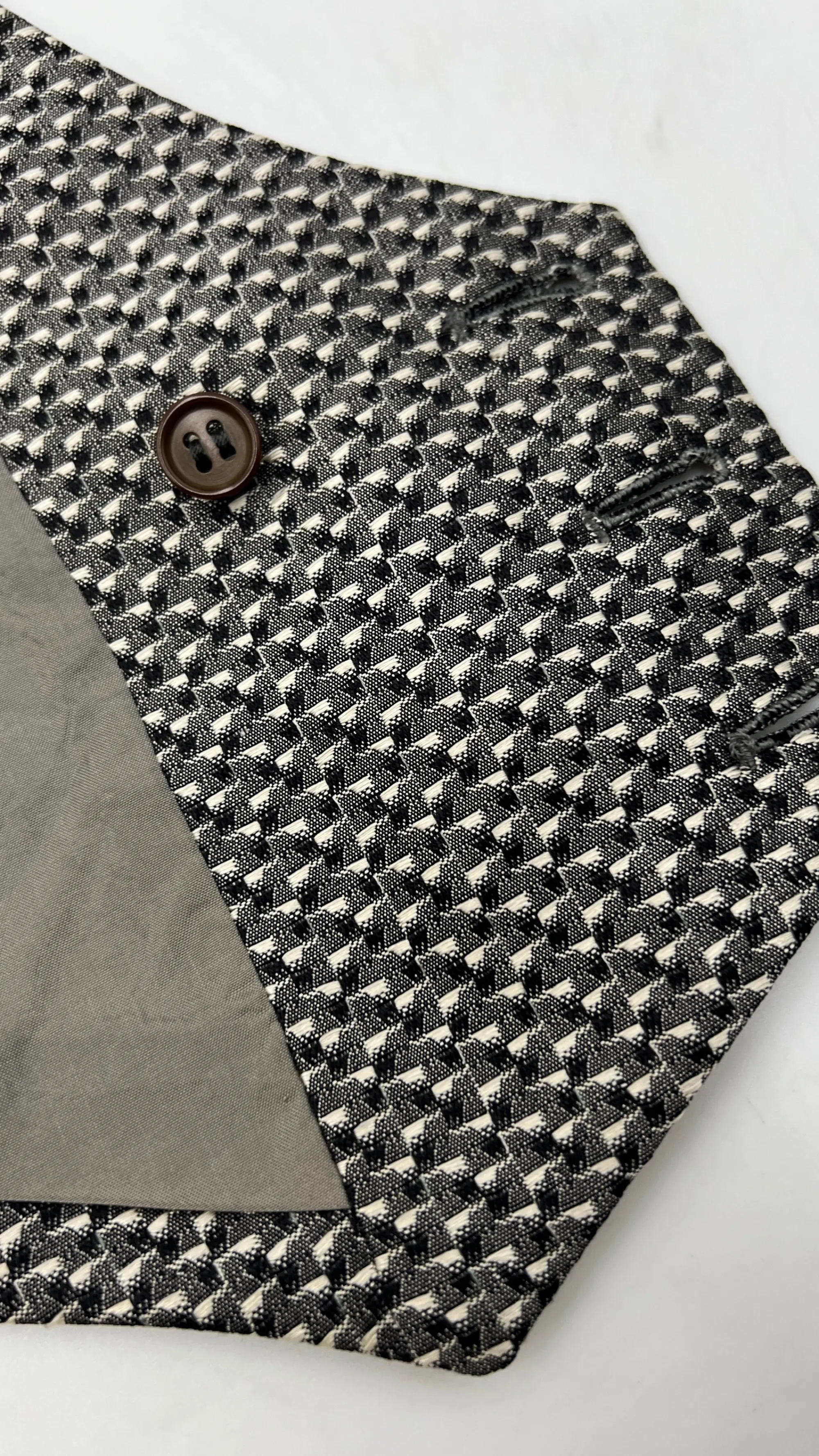 Uomo Yves Saint Laurent Blazers E Abiti | Collezione Uomo>Gilet vintage in jacquard di seta