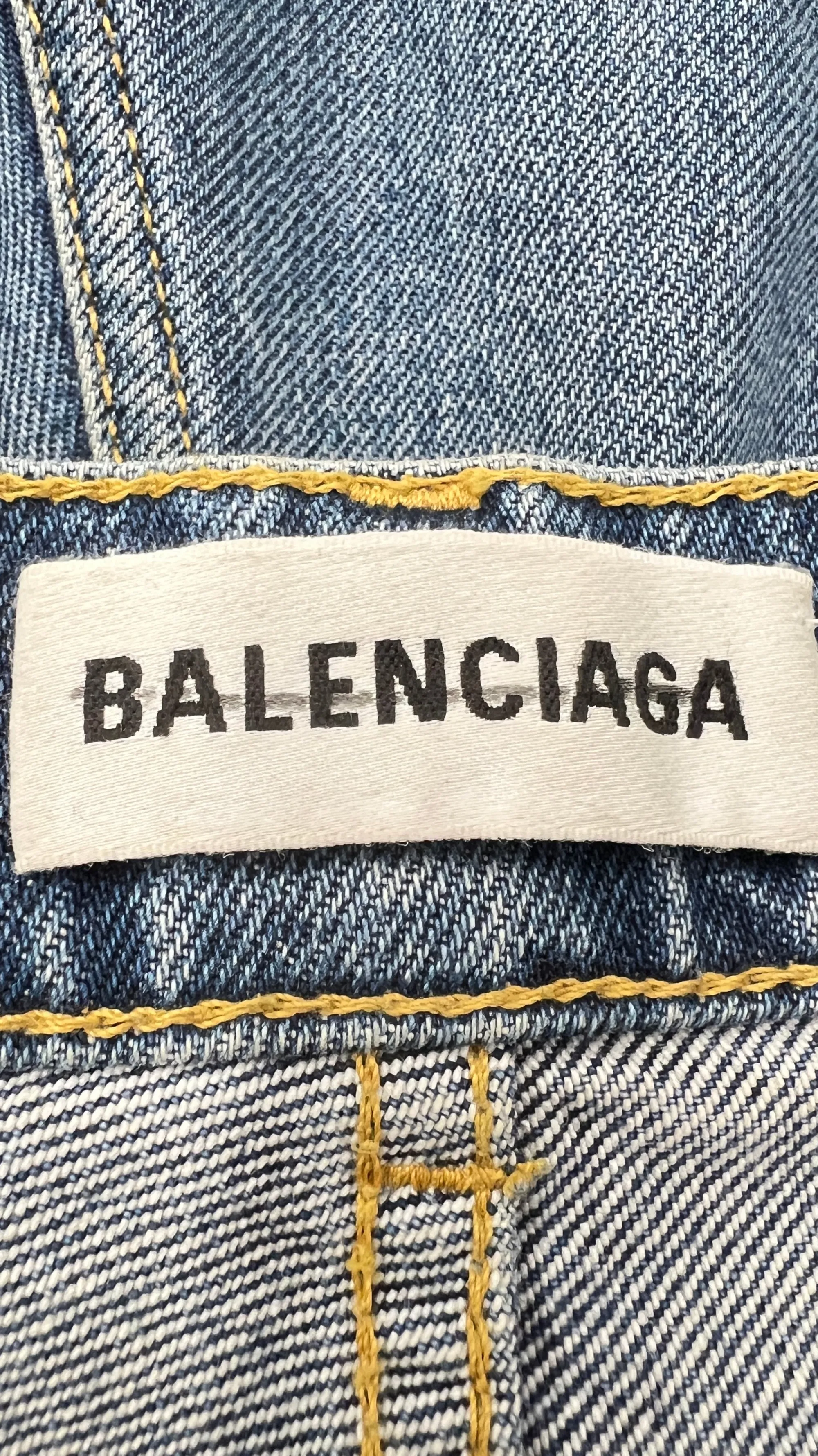 Donna BALENCIAGA Pantaloni E Shorts | Blu/azzurro/verde>Jeans slim fit