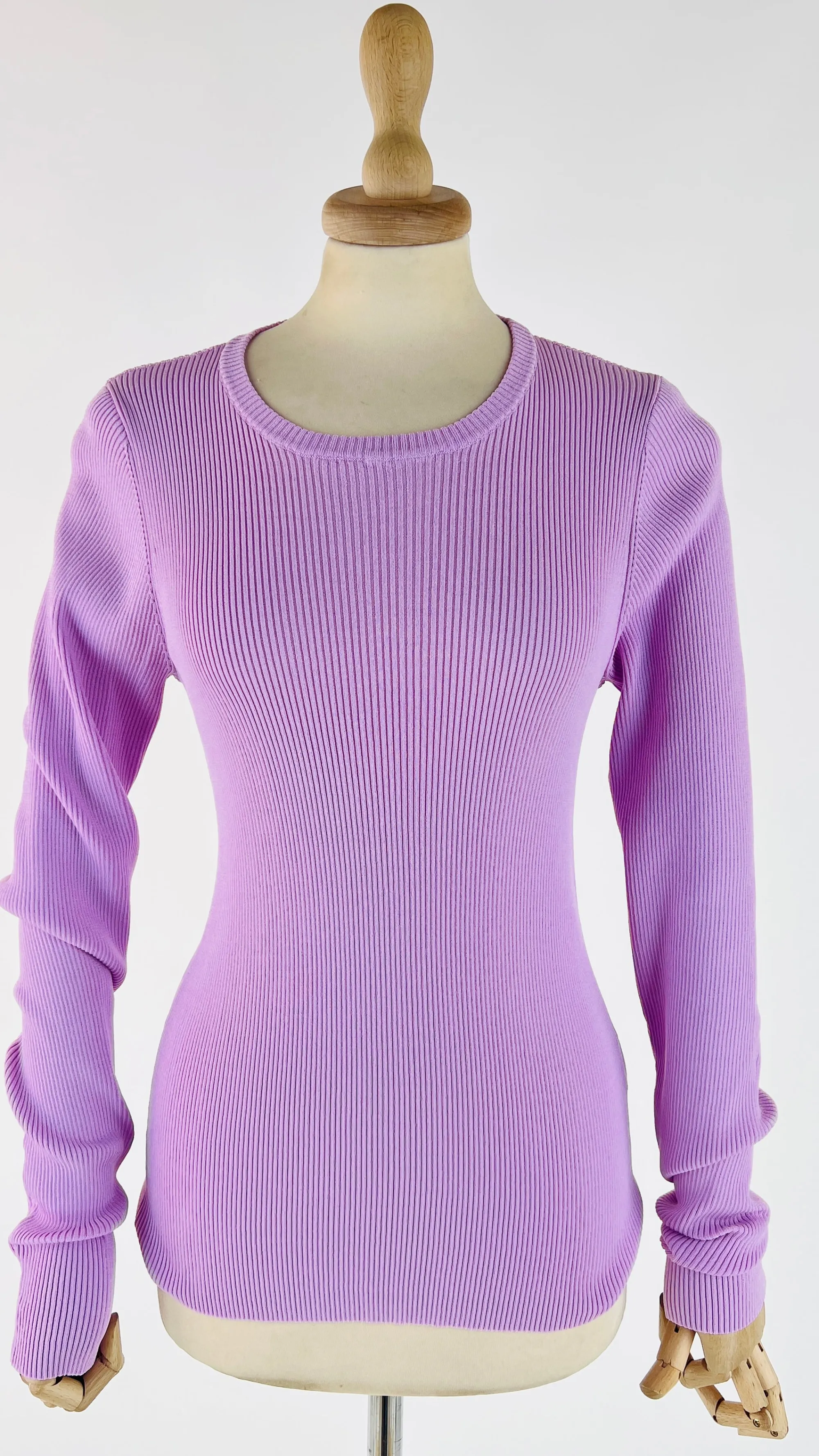 Donna REMain Rosso/rosa/viola | Felpe E Maglieria>Longsleeve a coste cut-out retro