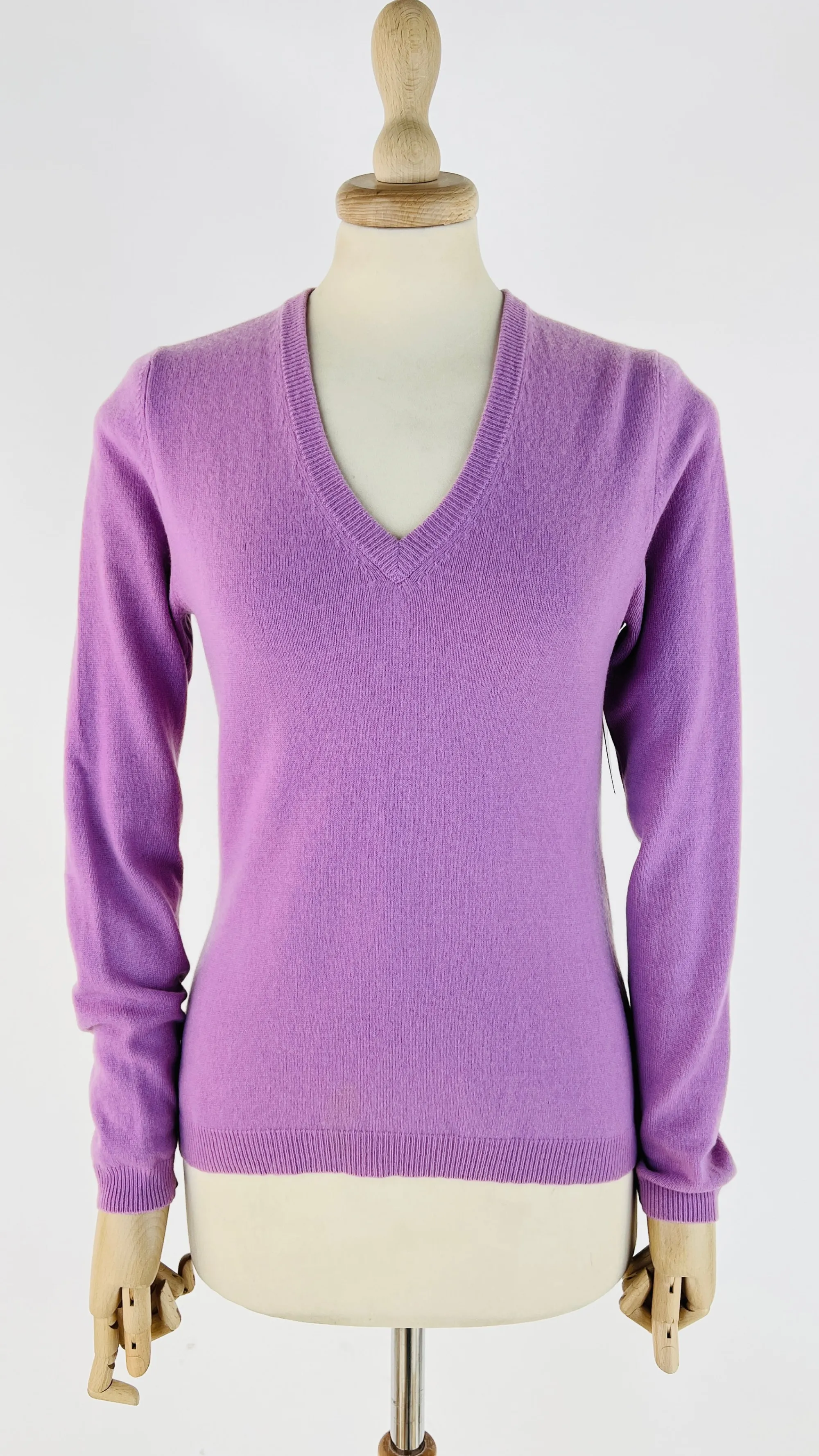 Donna BENETTON Felpe E Maglieria | Rosso/rosa/viola>Maglia a V in cashmere