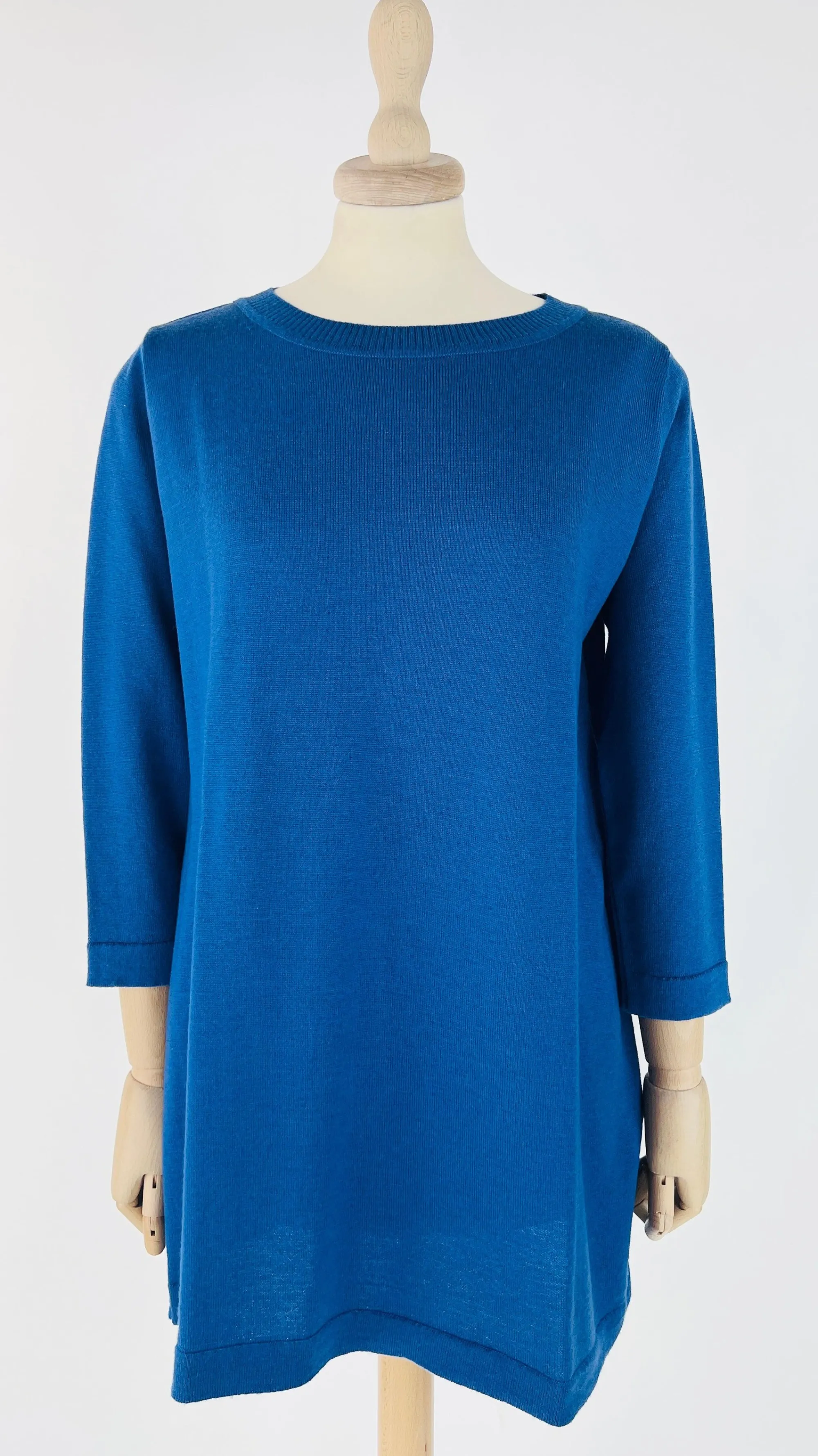 Donna Nicol Caramel Felpe E Maglieria | Blu/azzurro/verde>Maglia con maniche tre quarti