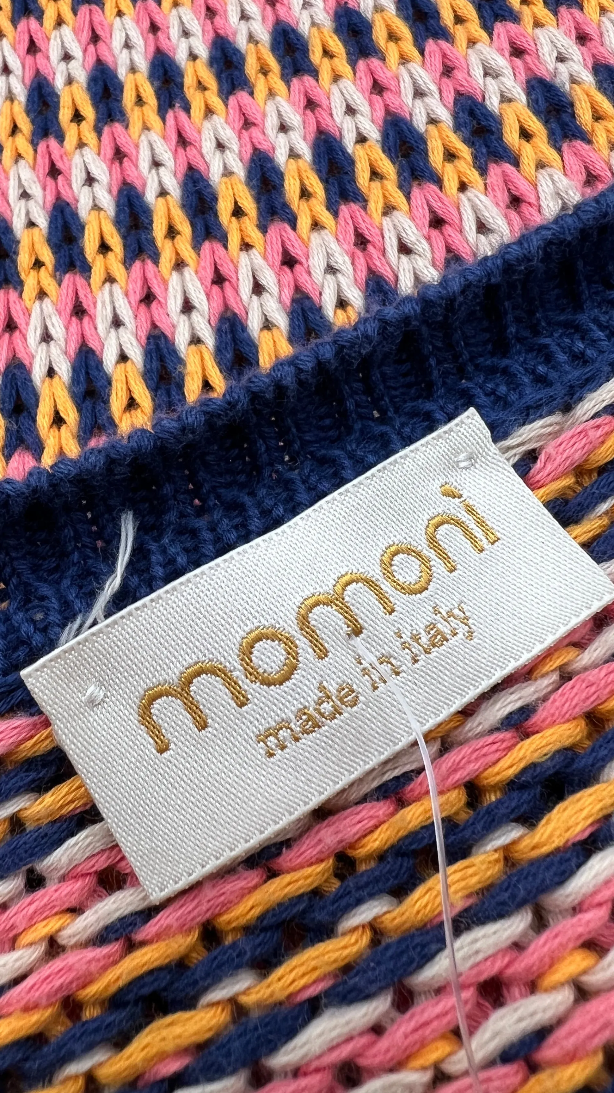 Donna Momoni Felpe E Maglieria | Fantasie>Maglia jacquard a righe multicolor