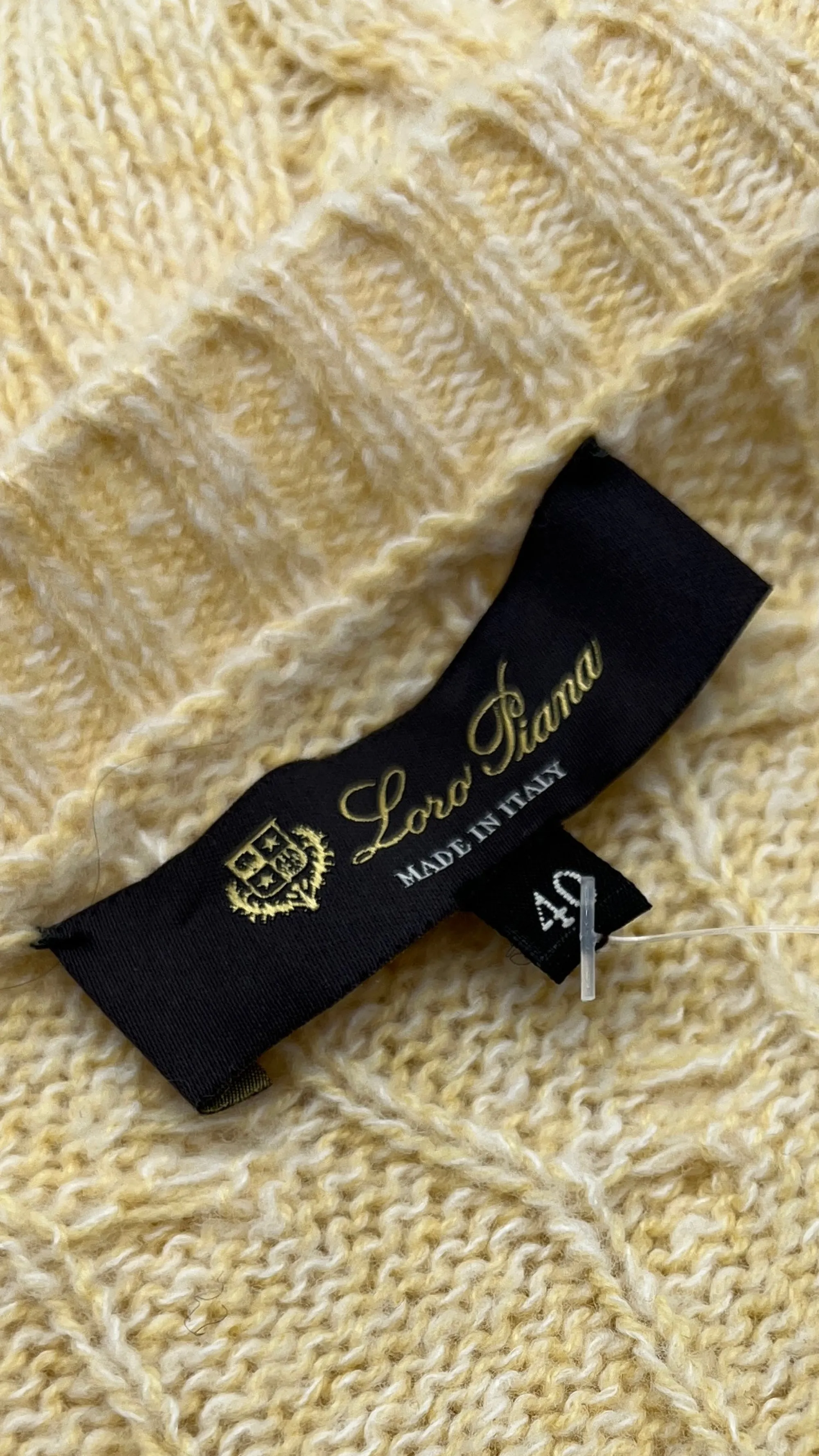 Donna Loro Piana Felpe E Maglieria | Giallo/arancione/marrone/oro>Maglia V a trecce