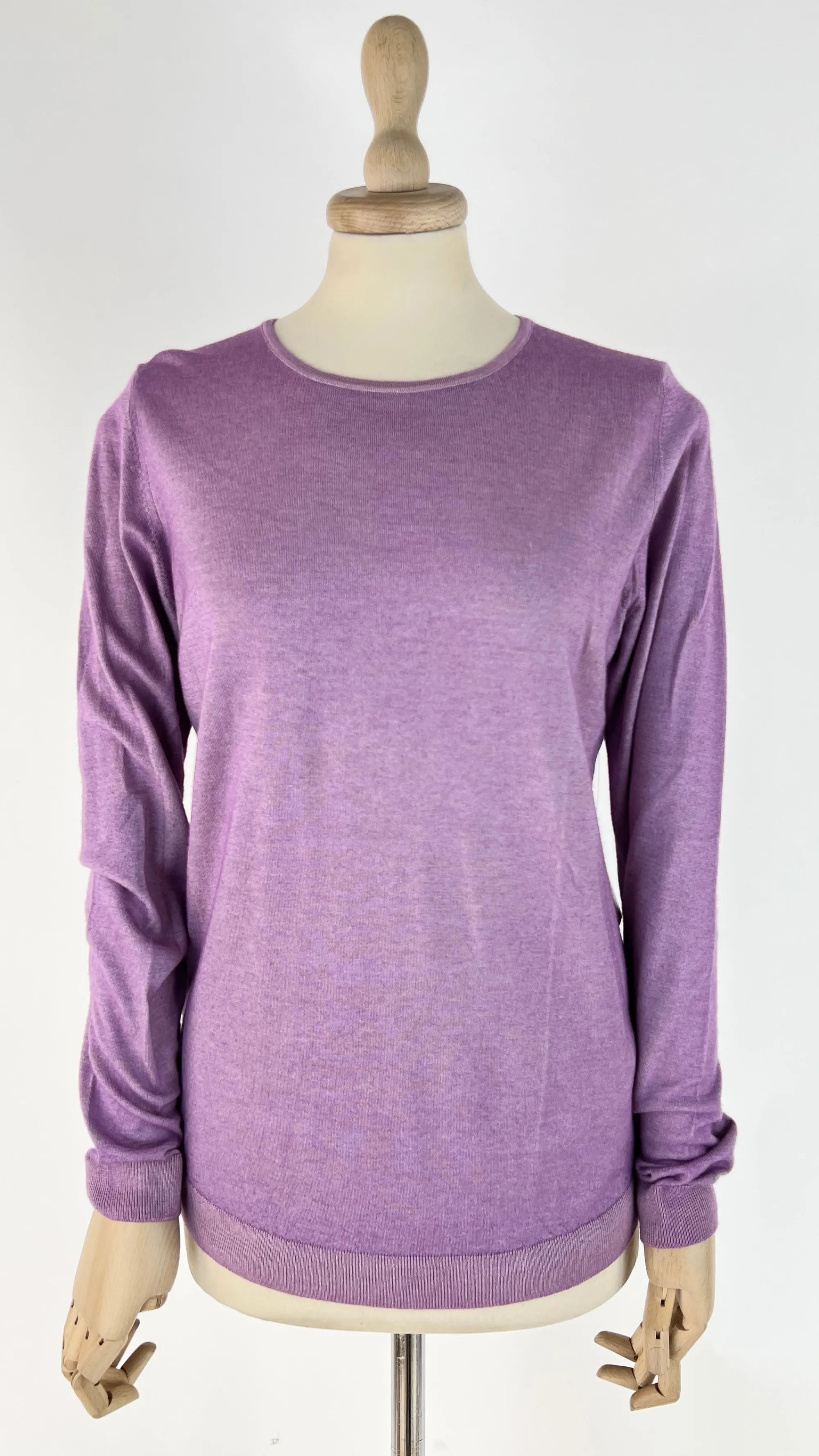 Donna Falconeri Felpe E Maglieria | Rosso/rosa/viola>Maglia viola in cashmere con cartellino