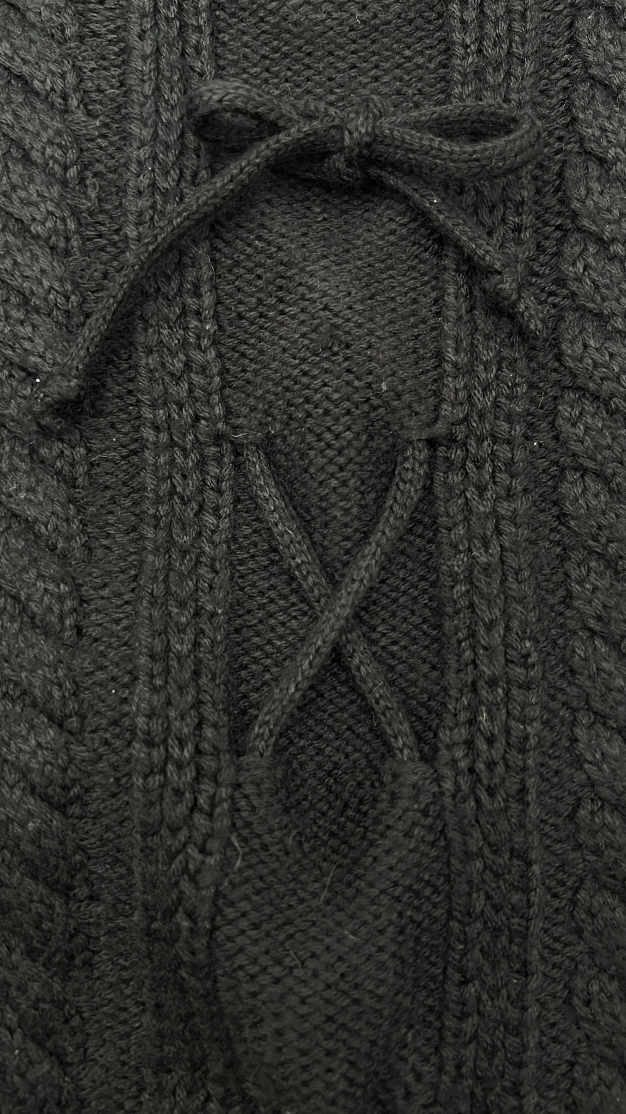 Donna Unsigned Felpe E Maglieria | Bianco/nero/grigio>Maglione trecce dettaglio incrociato