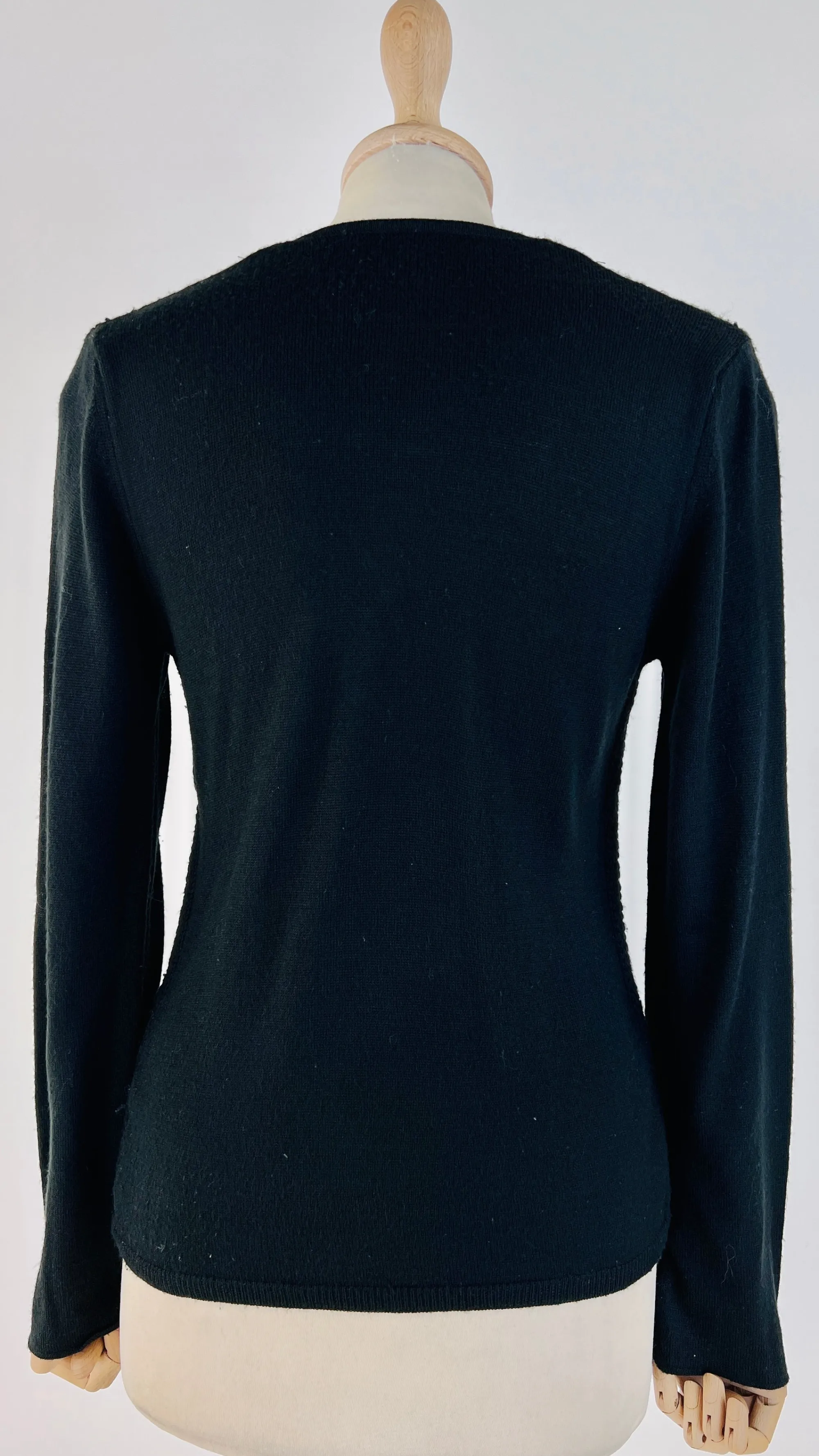 Donna Unsigned Felpe E Maglieria | Bianco/nero/grigio>Maglione trecce dettaglio incrociato