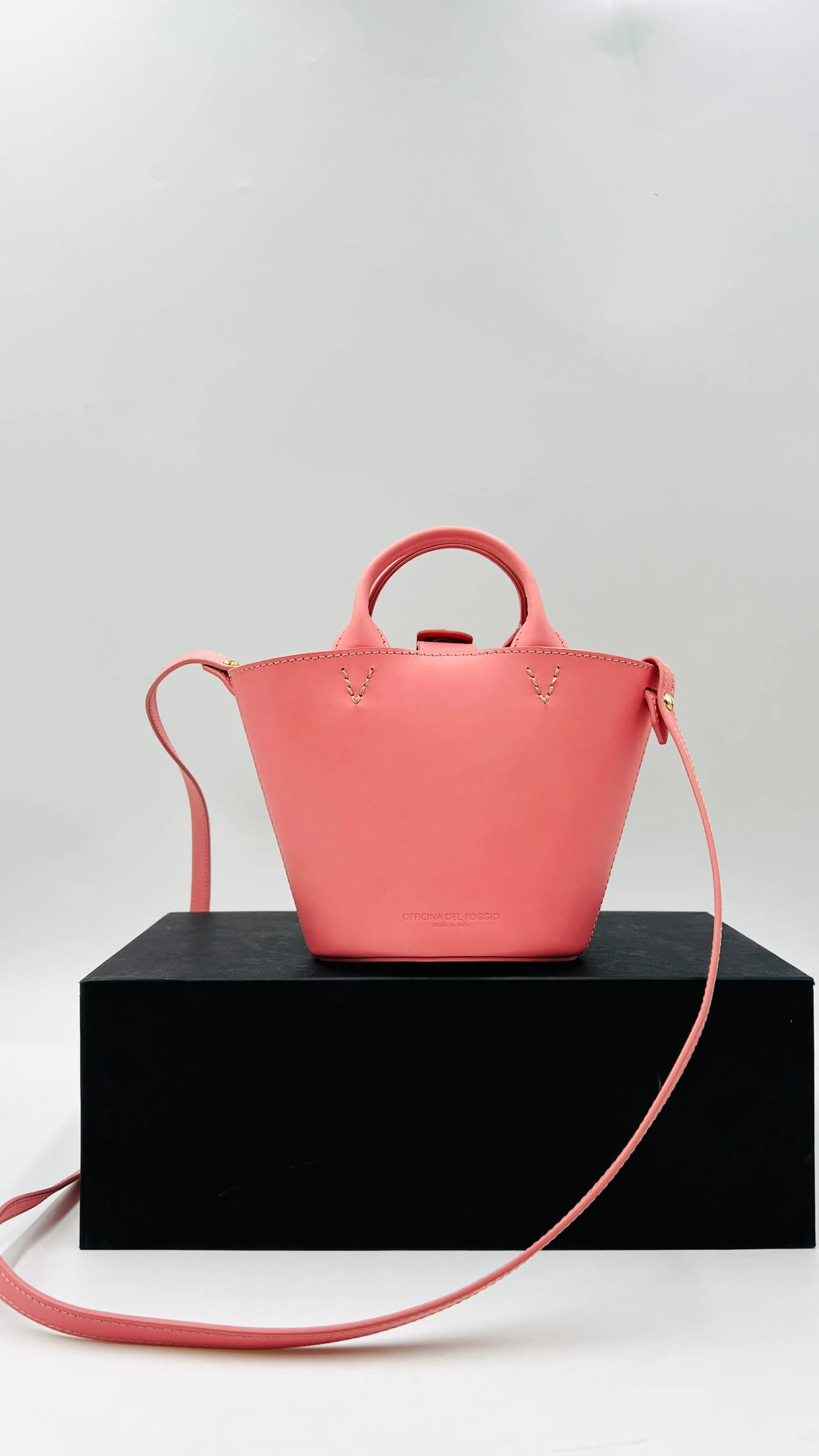 OFFICINA DEL poggio Borse>Mini borsa a secchiello